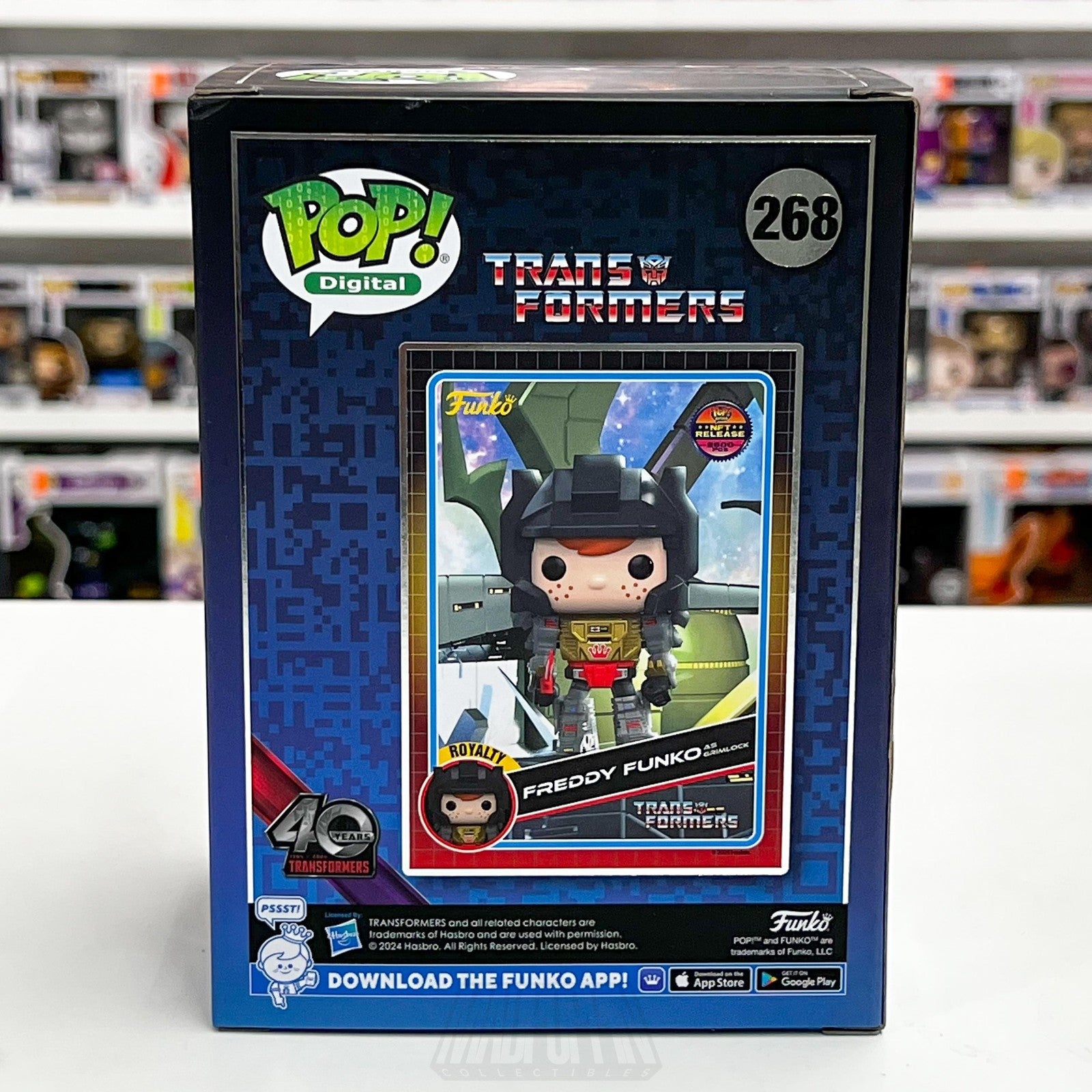 Funko Pop Digital Release Transformers Freddy as Grimlock 68 Dinobot 2600 PCS3