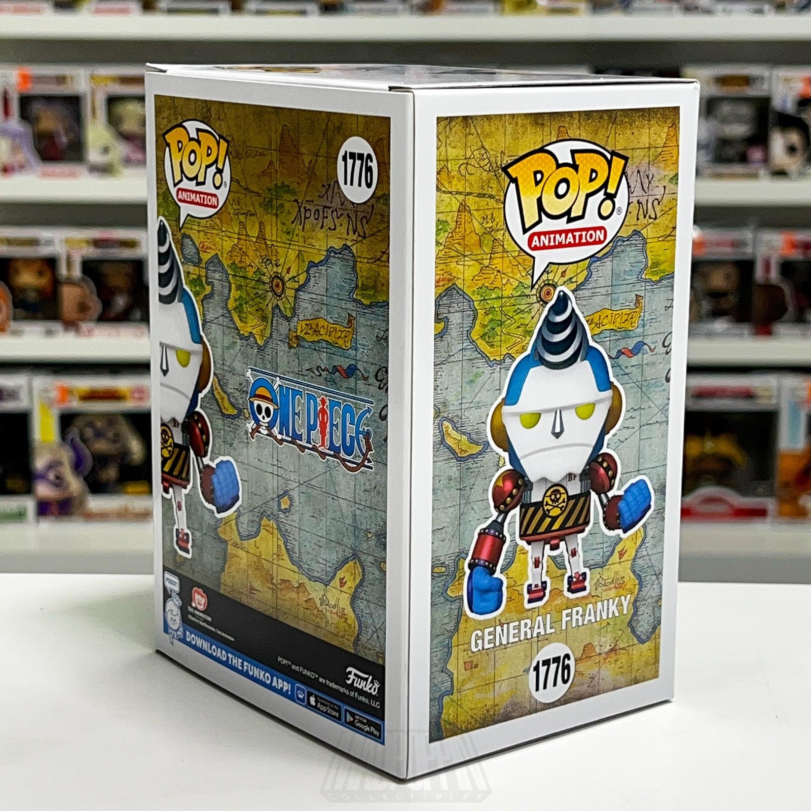 Funko Pop Animation One Piece General Franky 1776 Glow Chase Exclusive Anime NIB