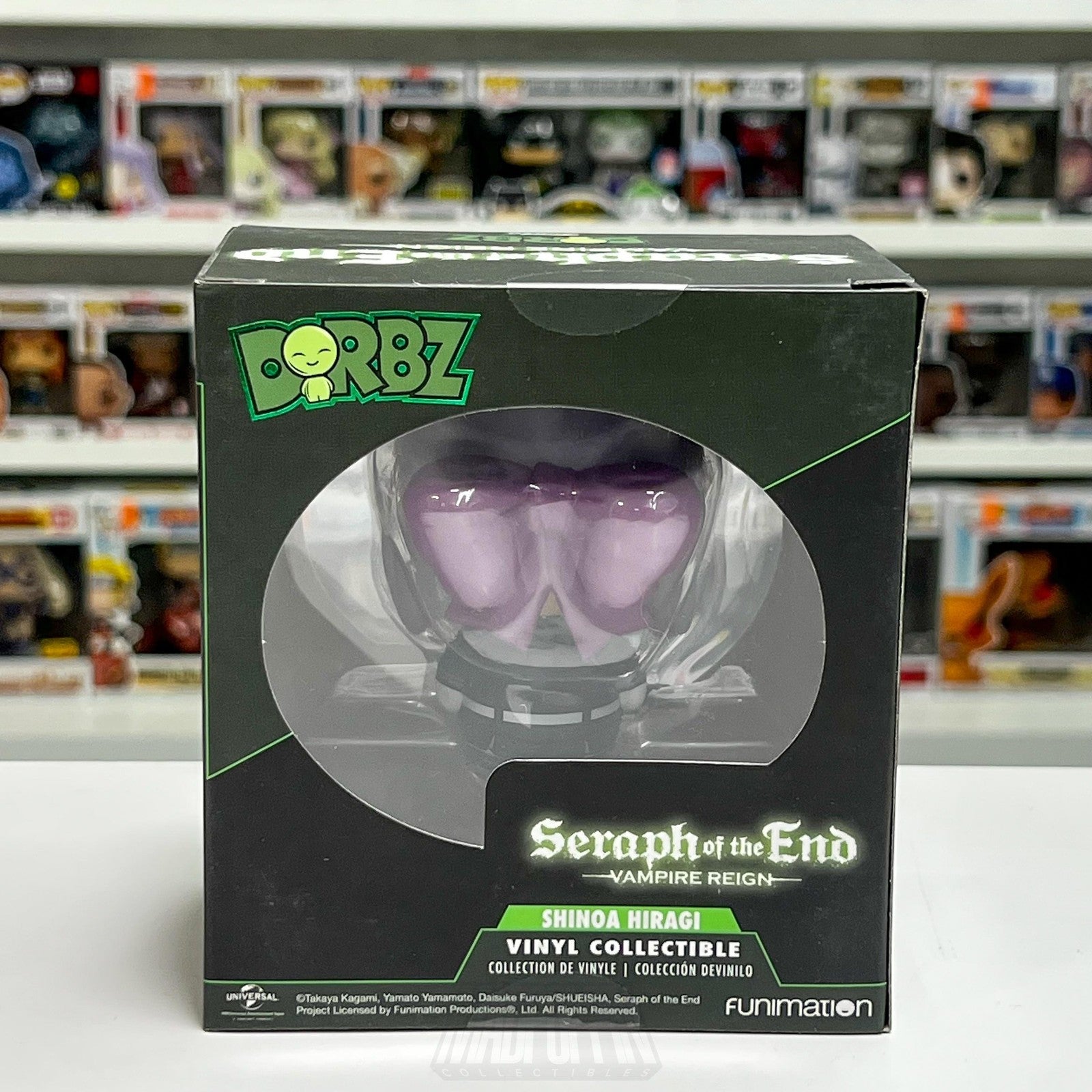 Funko Dorbz Animation Seraph of the End Shinoa Hiragi 335 Specialty Series Anime