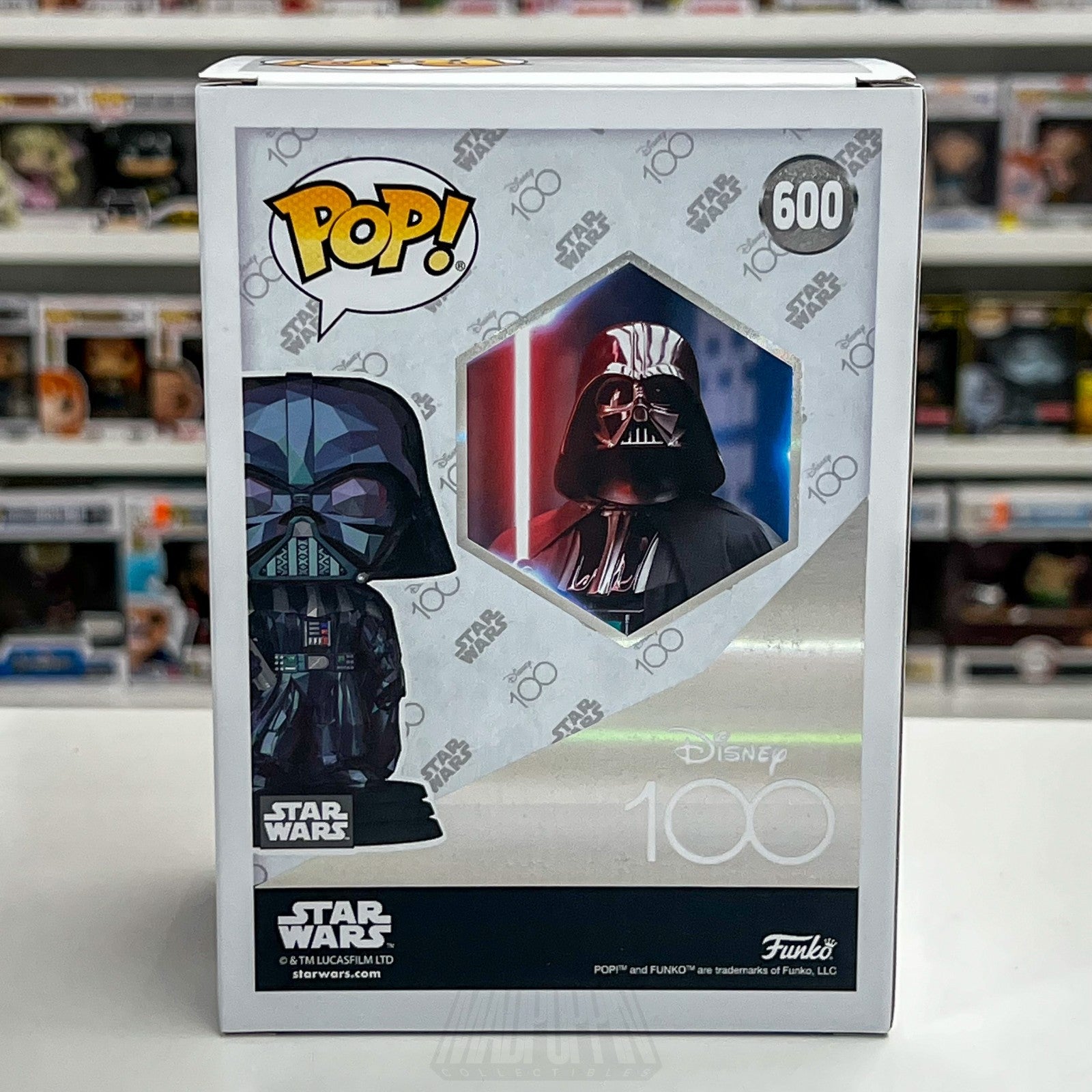 Funko Pop Star Wars Disney 100 Darth Vader Facet 600 Exclusive Sith Vinyl Figure3
