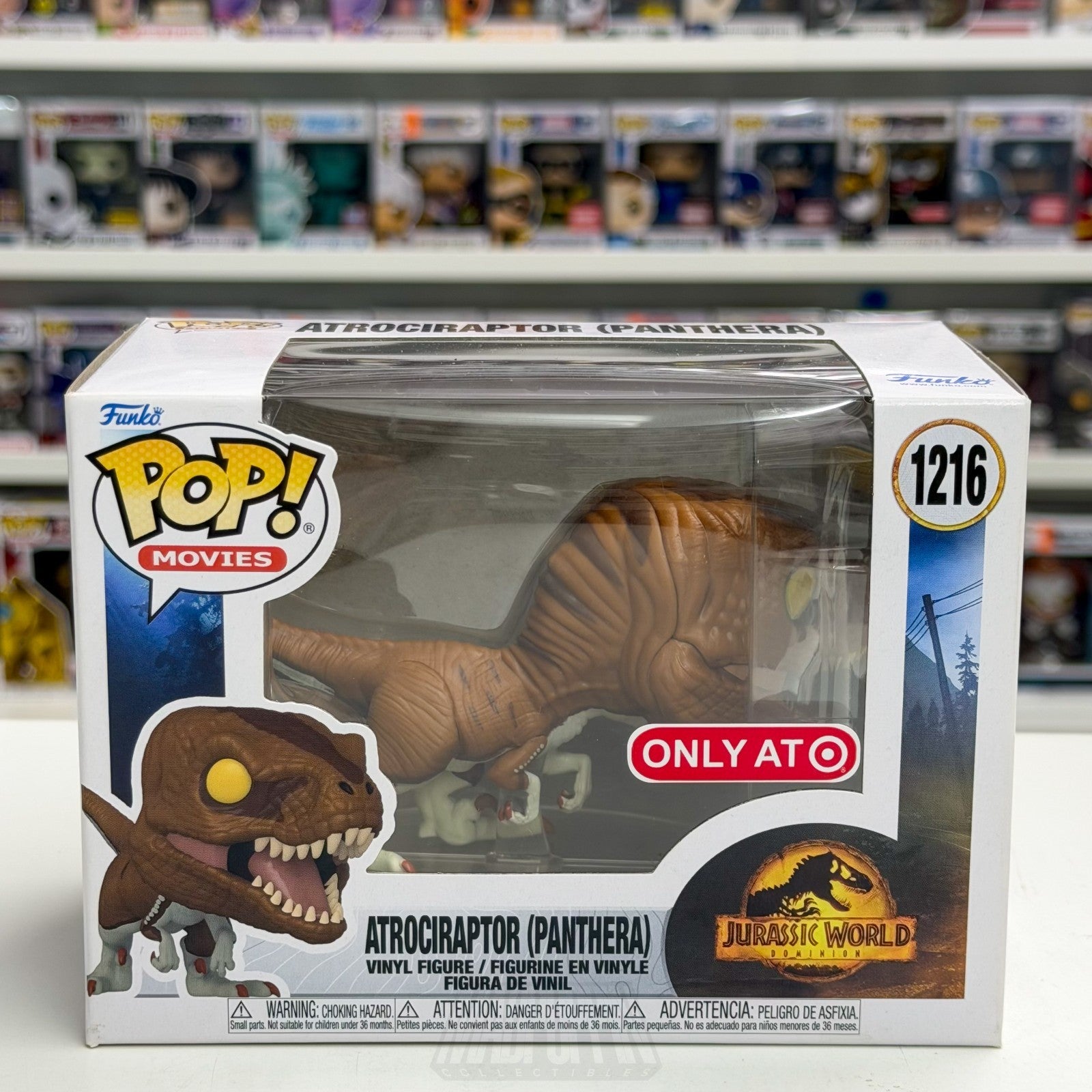 Funko Pop Movies Jurassic World Atrociraptor Panthera Target 1216 Vinyl Figure0