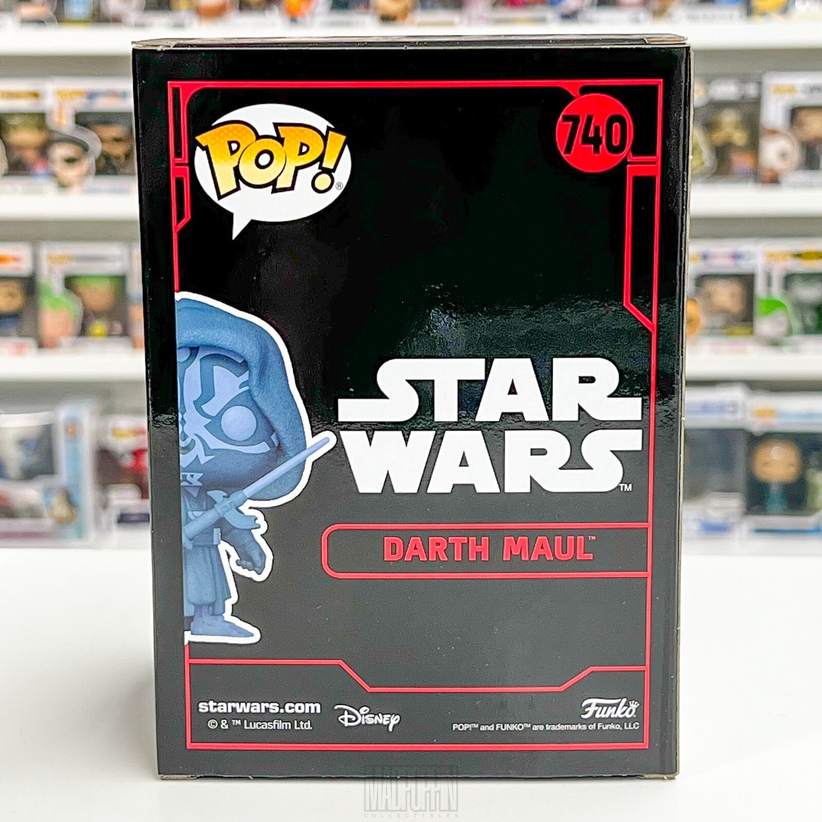 Funko Pop Star Wars Darth Maul Specialty Series Glow in the Dark Hologram 740