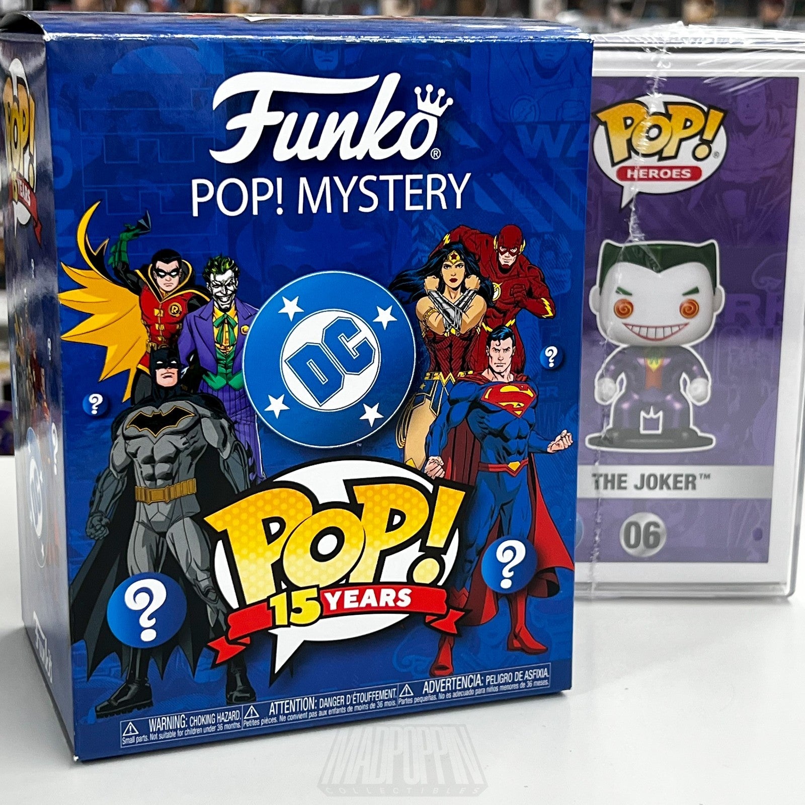 Funko Pop DC Heroes Joker Metallic 2025 Fall Con 1000 NYCC PCS 06 Vinyl Figure8