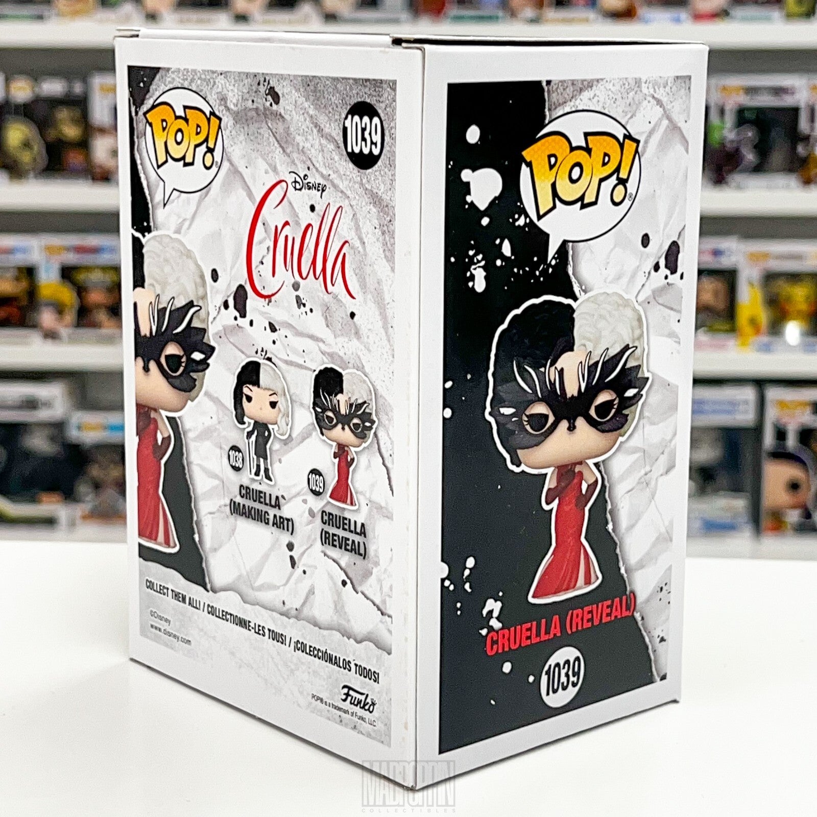 Funko Pop Disney Movies Cruella de Vil Reveal Outfit Vaulted 1039