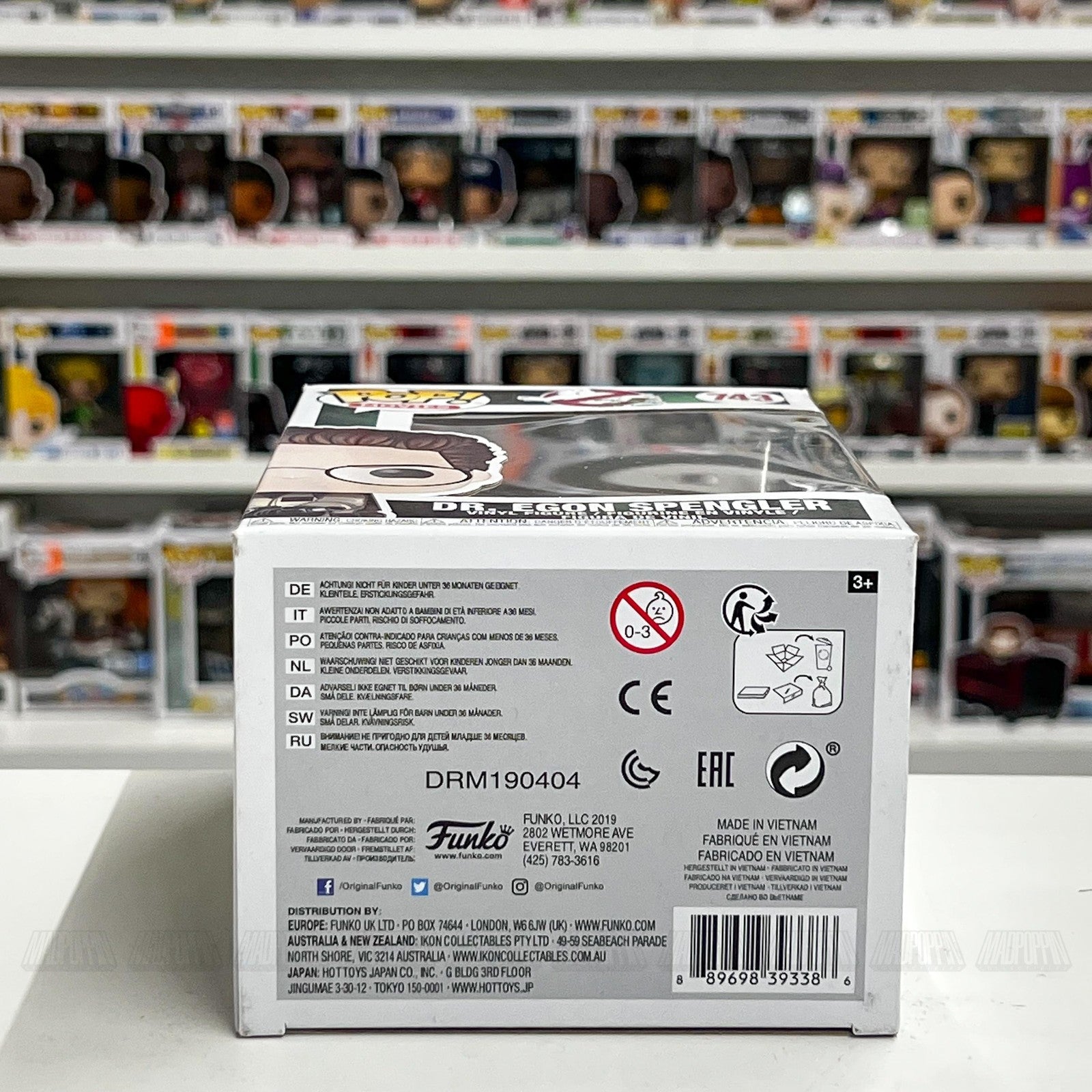 Funko Pop Movies Ghostbusters Dr. Egon Spengler #743 Vinyl Figure New in Box