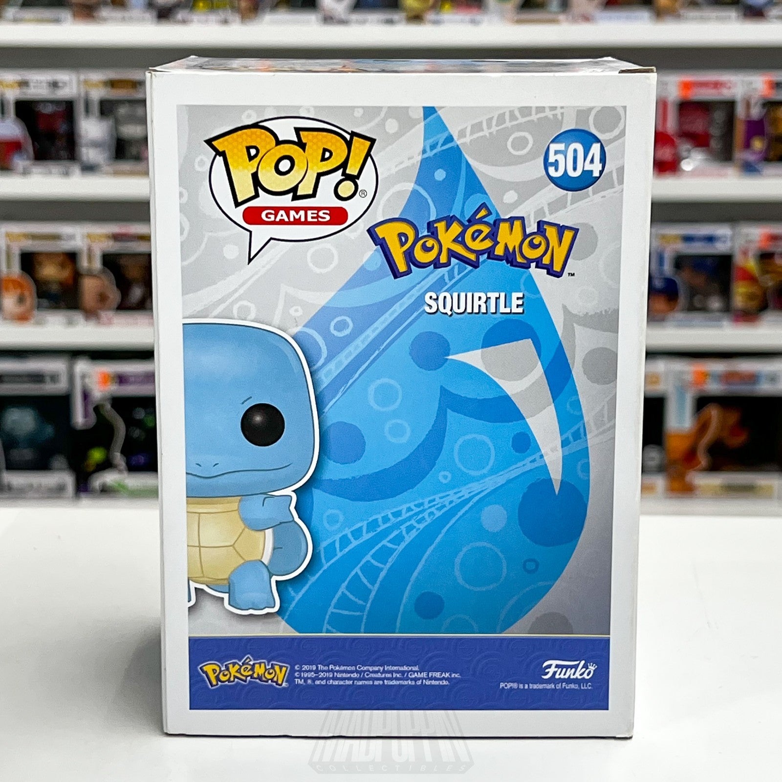 Funko Pop Video Games Pokemon Squirtle 504 Japanese TCG Turtle Vinyl Figure3