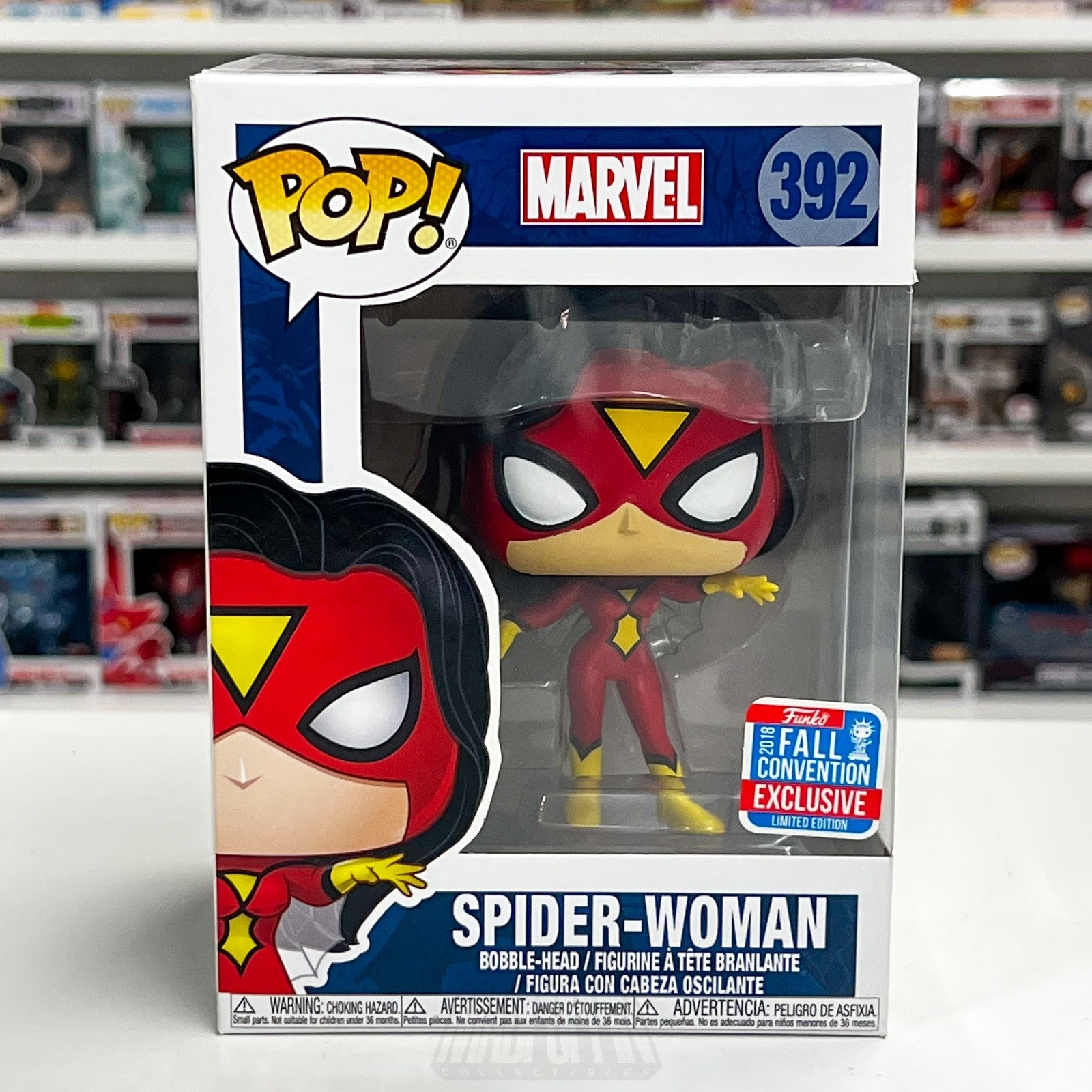 Funko Pop Marvel Spider-Woman NYCC Fall Con 392 Avengers Hydra Toy Vinyl Figure0