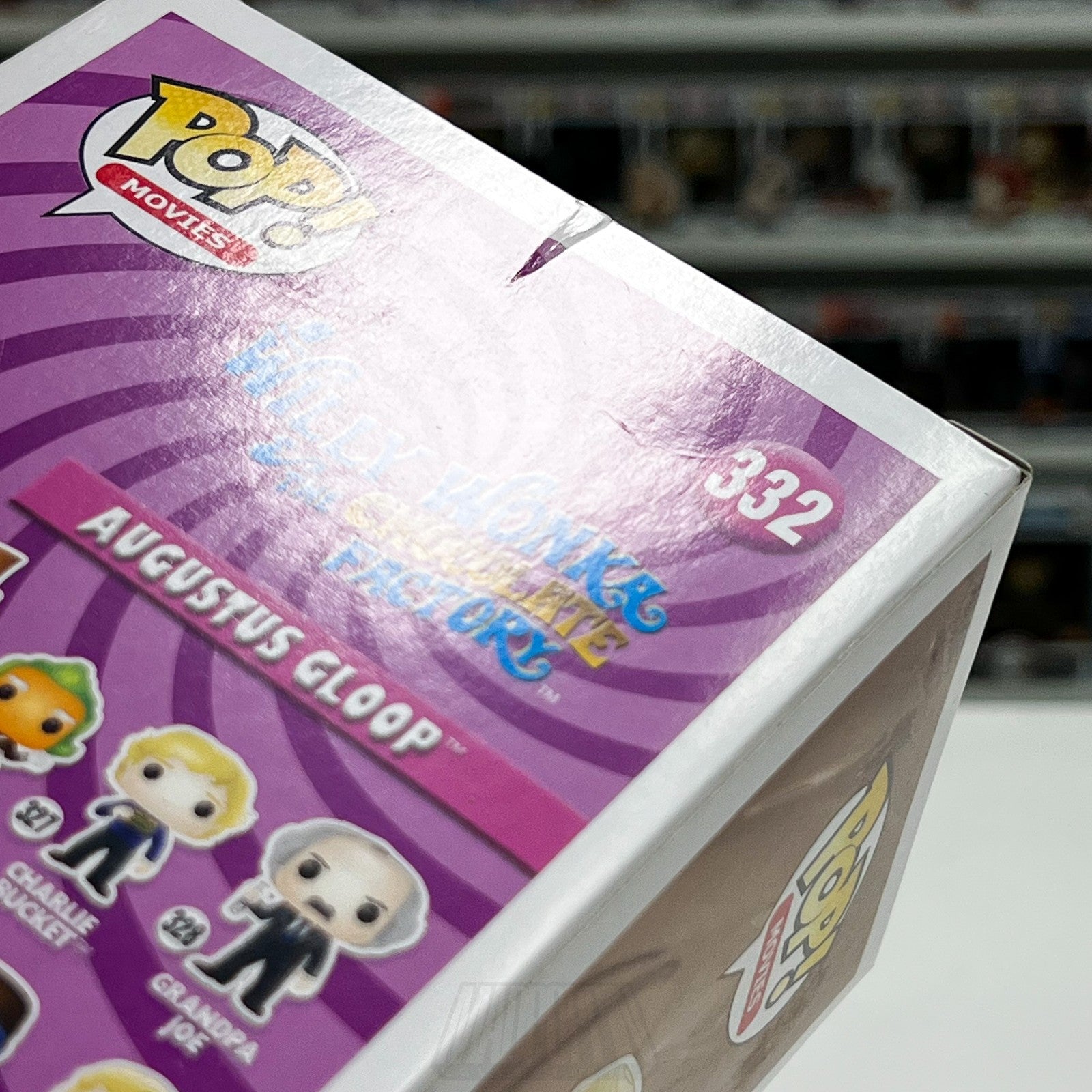 Funko Pop Augustus Gloop 332 Willy Wonka Chocolate Factory Movie Vinyl Figure