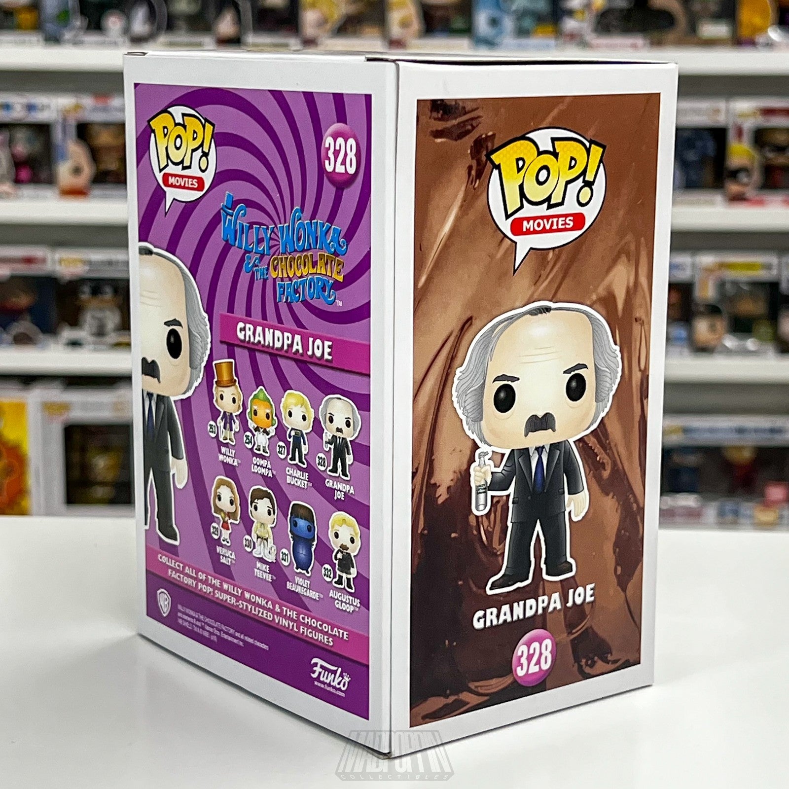 Funko Pop Movies Willy Wonka & The Chocolate Factory Grandpa Joe Vaulted 328