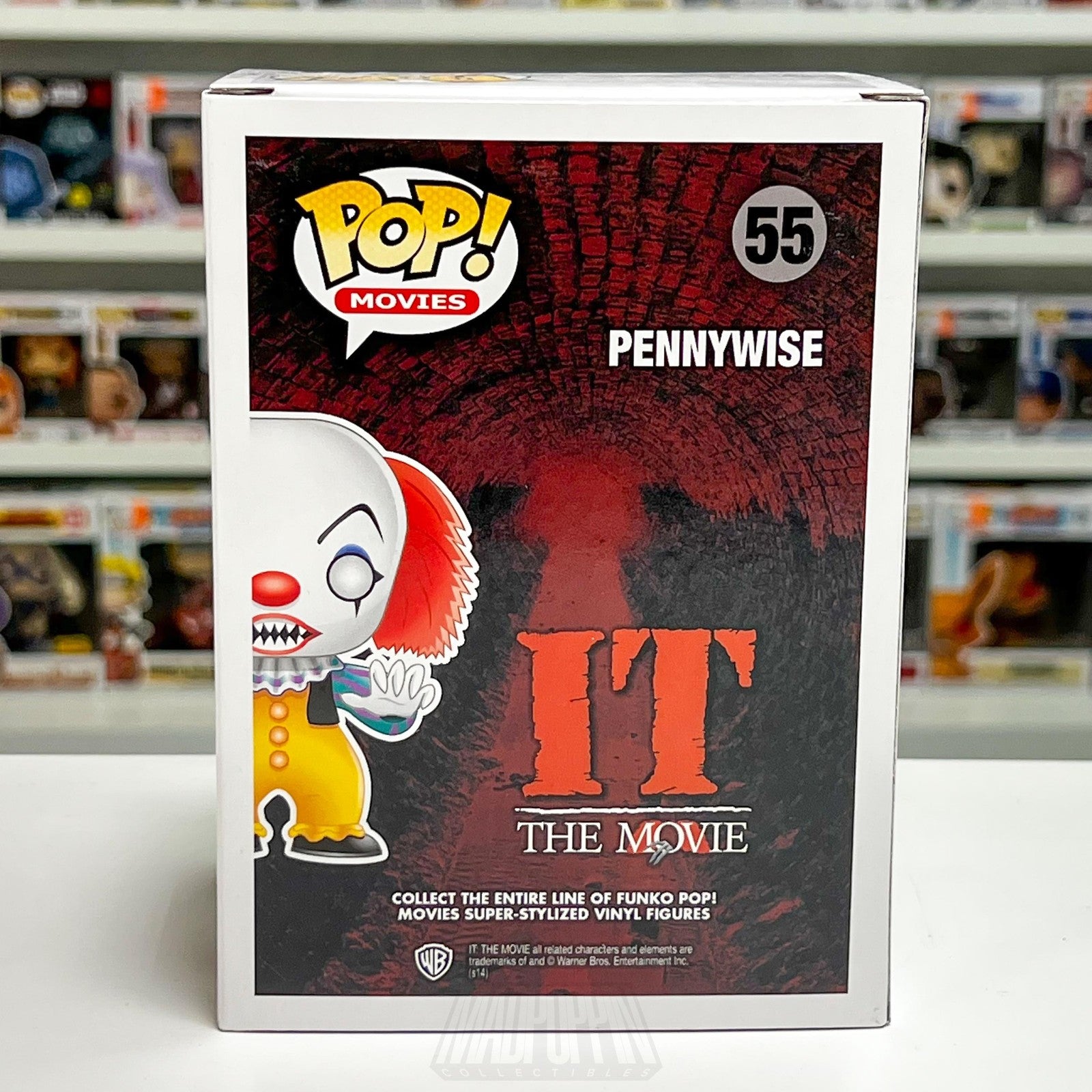 Funko Pop IT The Movie Pennywise 55 Vinyl Figure Tim Curry OG Alien Clown Horror