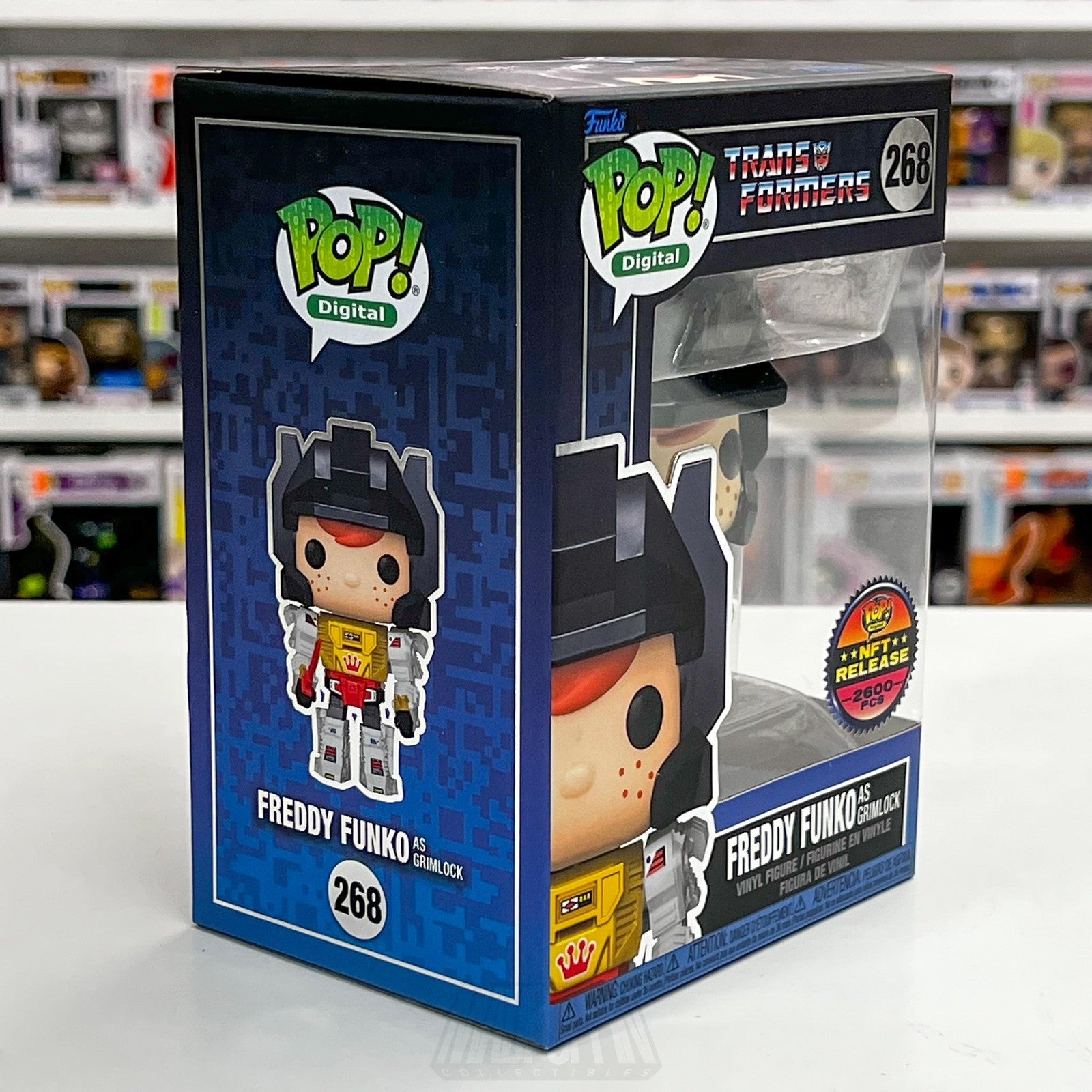 Funko Pop Digital Release Transformers Freddy as Grimlock 68 Dinobot 2600 PCS5
