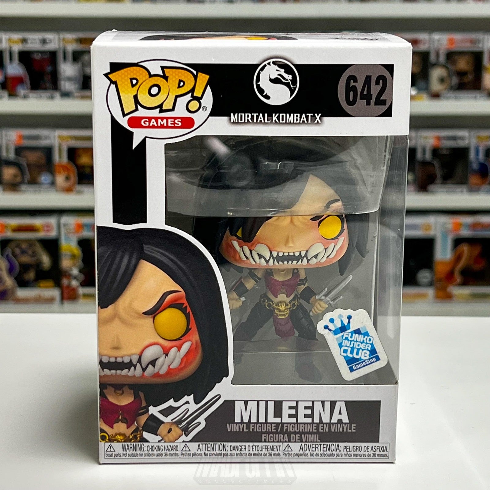 Funko Pop Video Games Mortal Kombat X Mileena 642 Vinyl Figure Funko Club Toy