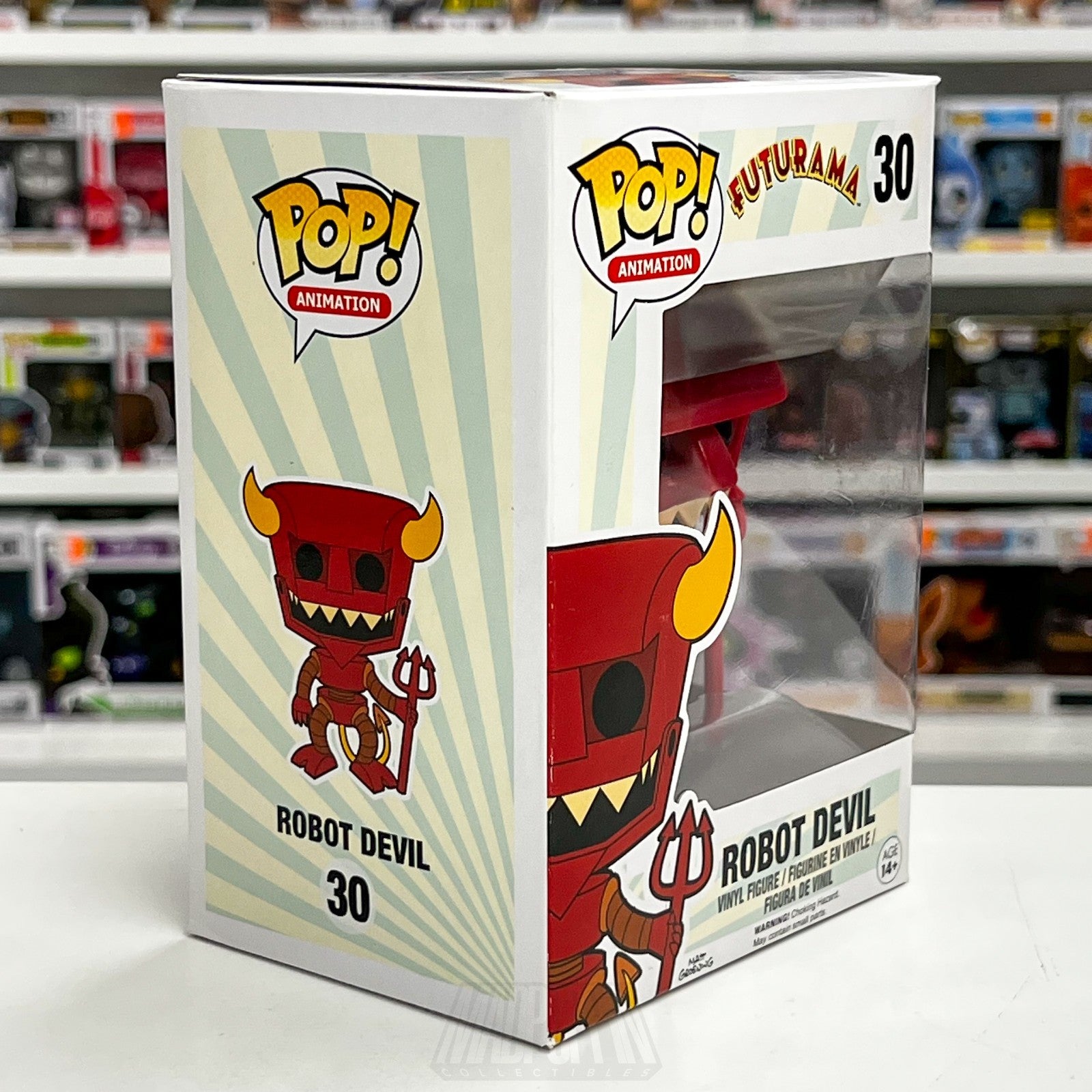 Funko Pop Animation Futurama Robot Devil 30 Beelzebot 2015 Vaulted Vinyl Figure5