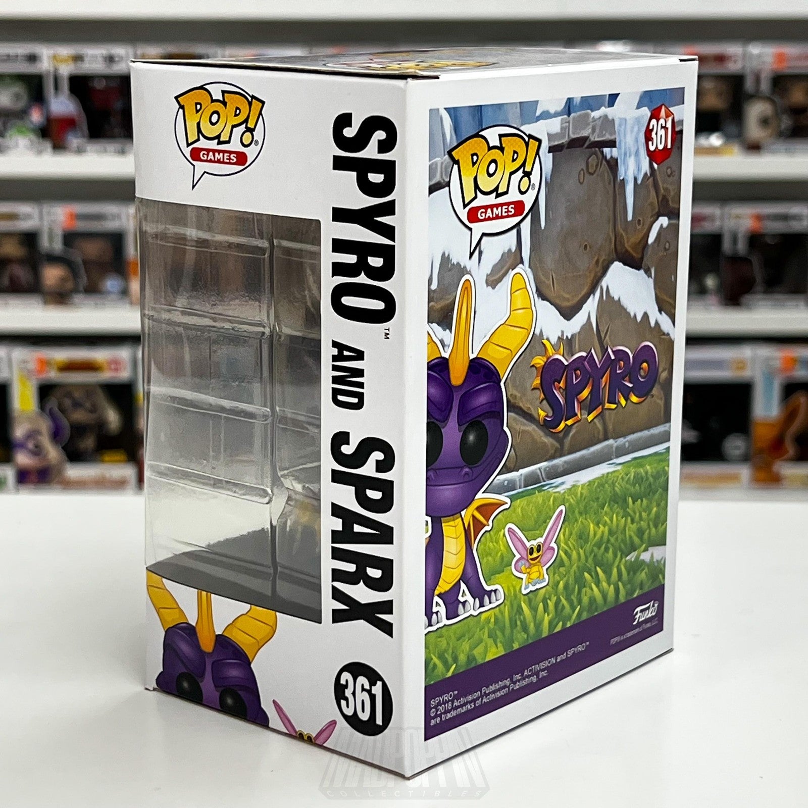 Funko POP Games Spyro and Sparx 361 Vinyl Figure New in Box 2018 PlayStation Toy