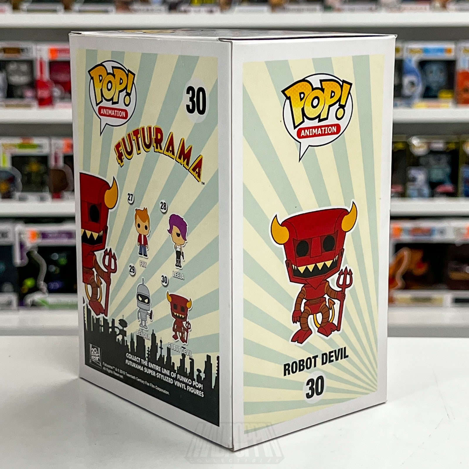 Funko Pop Animation Futurama Robot Devil 30 Beelzebot 2015 Vaulted Vinyl Figure4