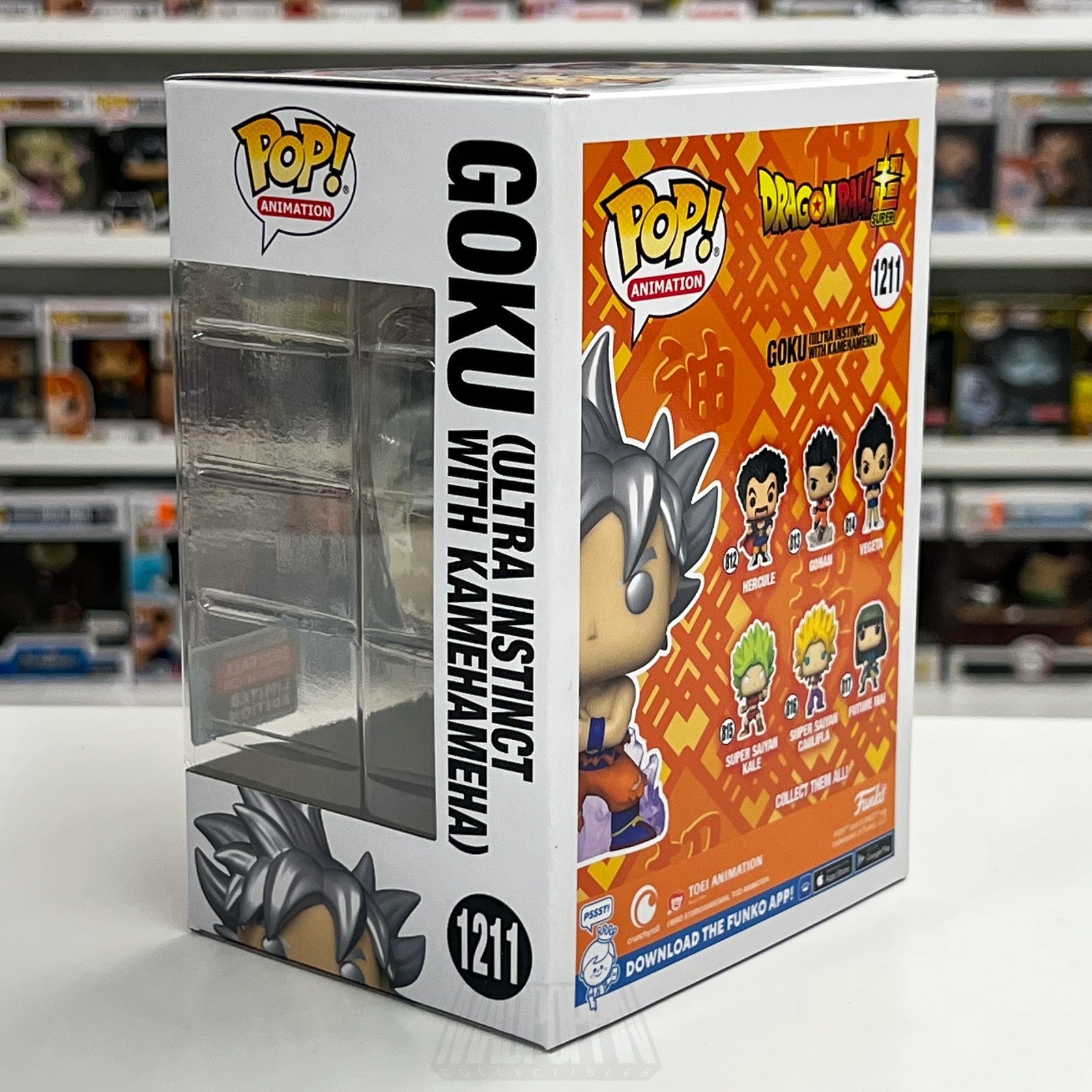 Funko Pop Anime Dragon Ball Super Goku Ultra Instinct Kamehameha NYCC 1211 Manga2