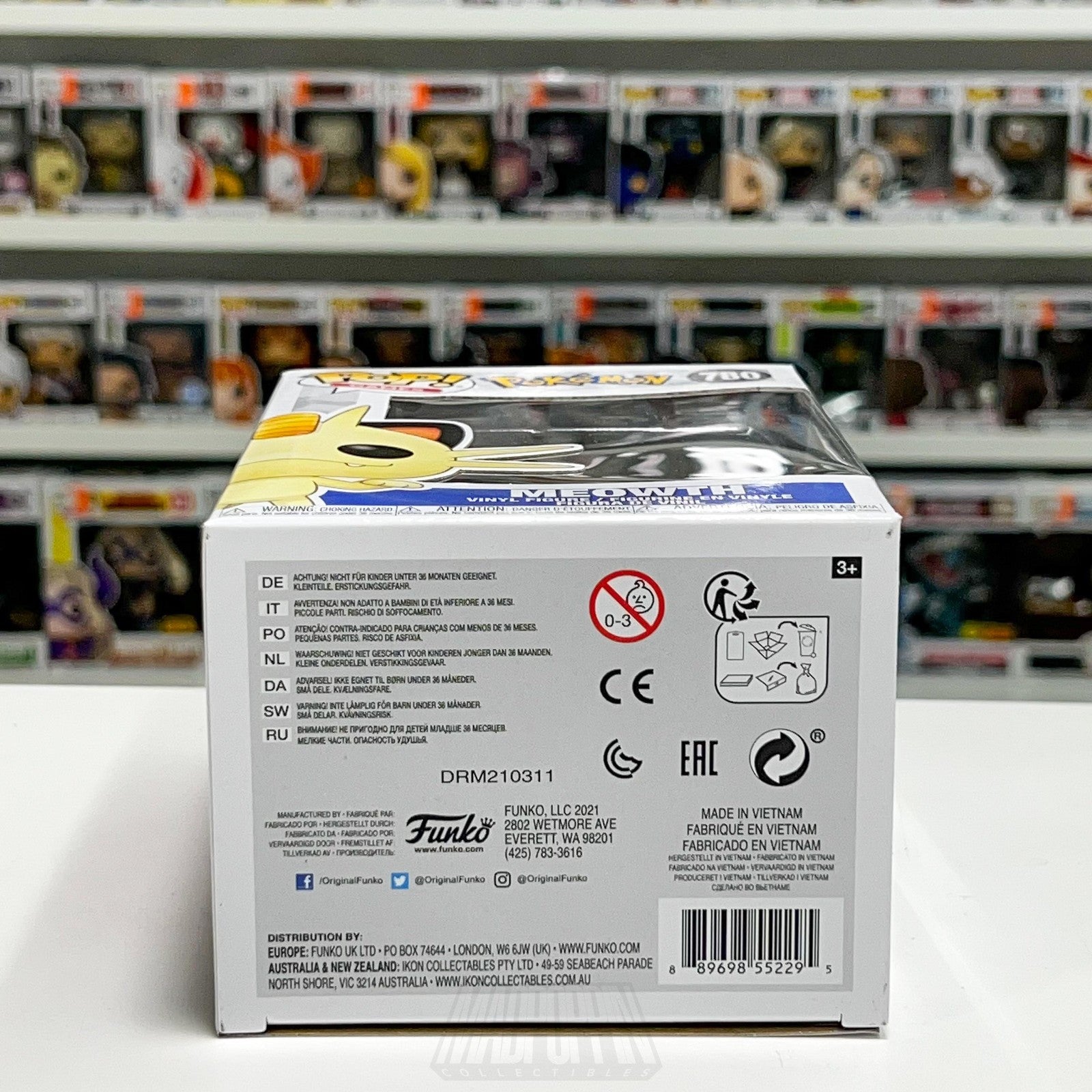 Funko Pop! Games Pokemon Meowth 780 Vinyl Figure New Box NIB 2021 Toy TCG Cards