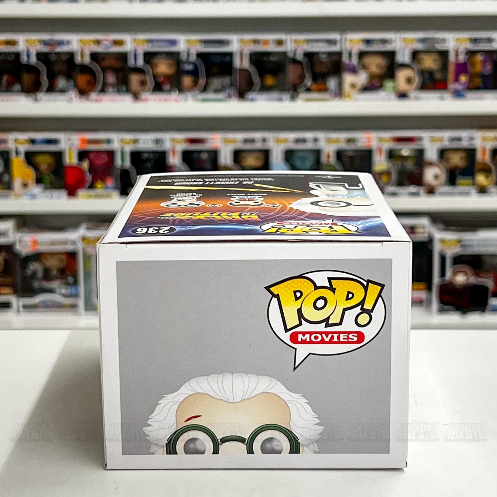 Funko Pop Movies Dr Emmett Brown 236 Back to the Future Loot Crate Exclusive NIB