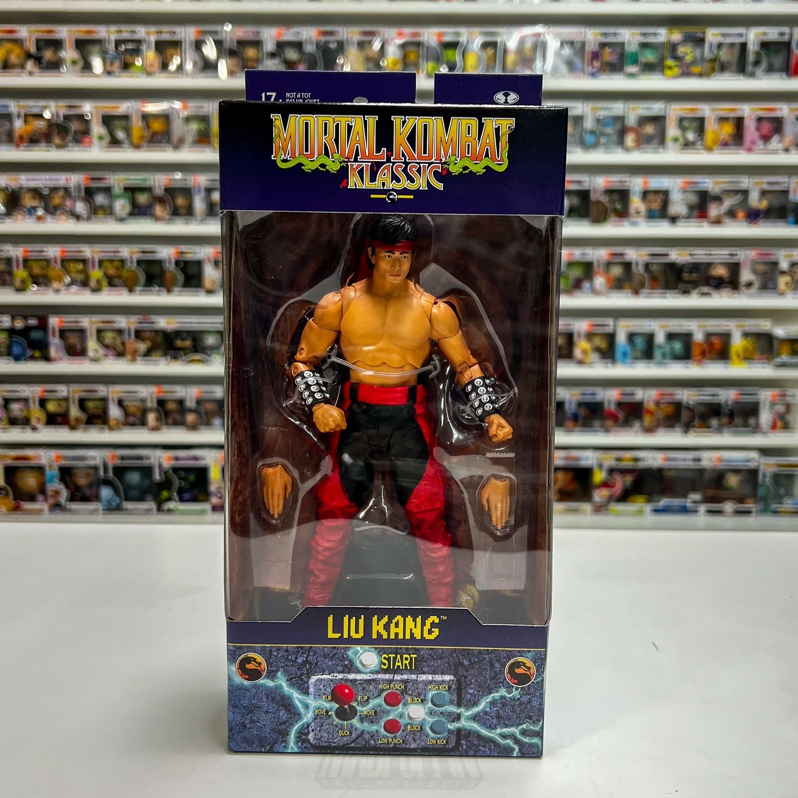 McFarlane Toys Mortal Kombat Klassic Liu Kang 7 Inch Action Figure Video Game