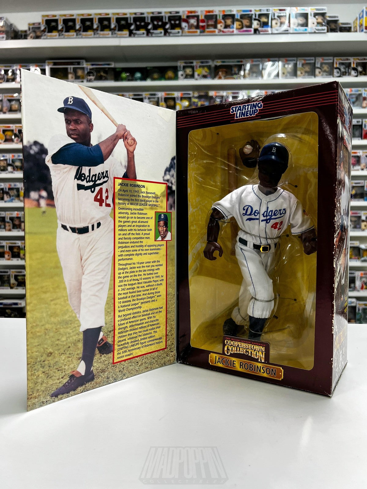 Starting Lineup Brooklyn Dodgers Jackie Robinson Cooperstown Figure MLB Baseball