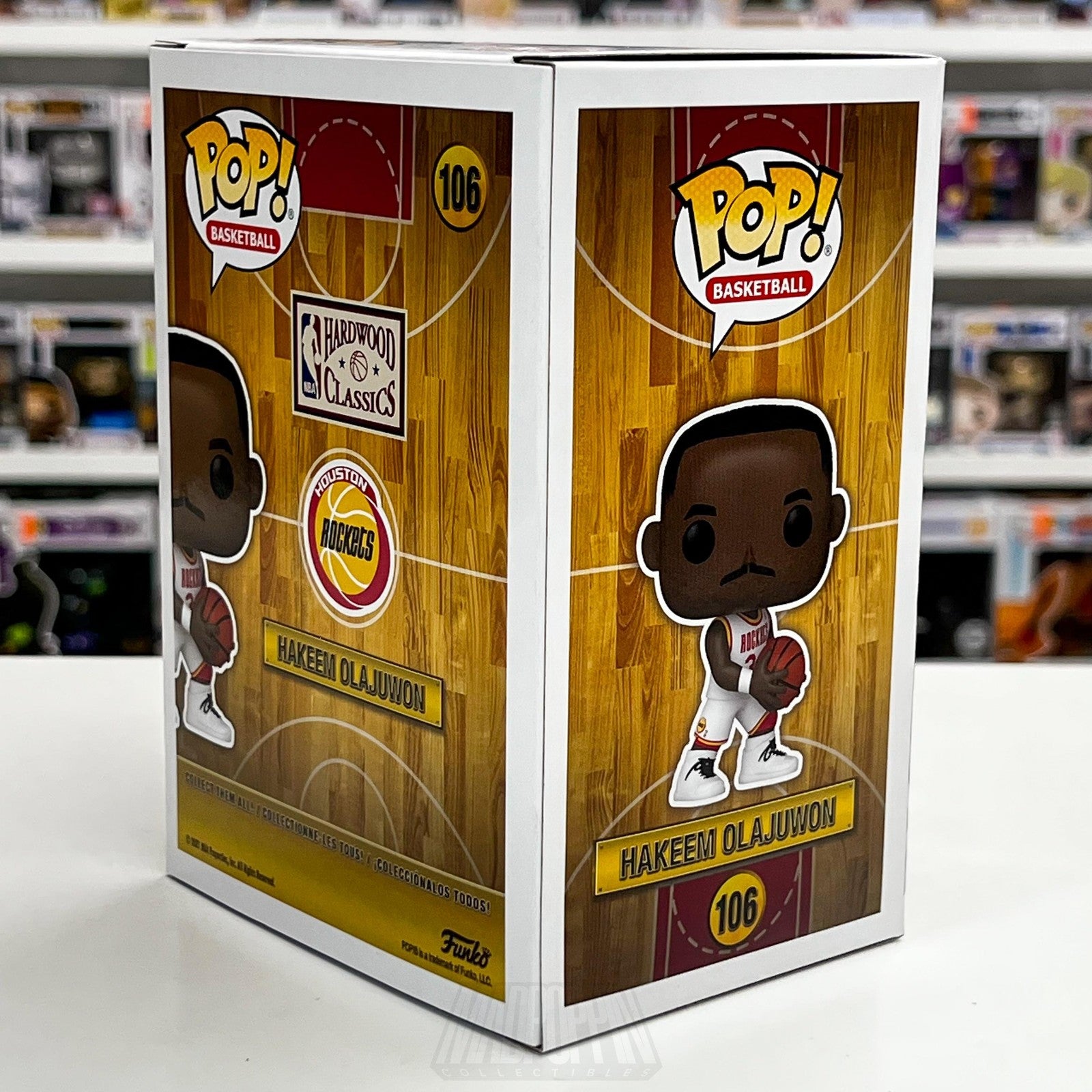 Funko Pop Hakeem Olajuwon 106 Houston Rockets NBA Vinyl Figure Hardwood Classics4