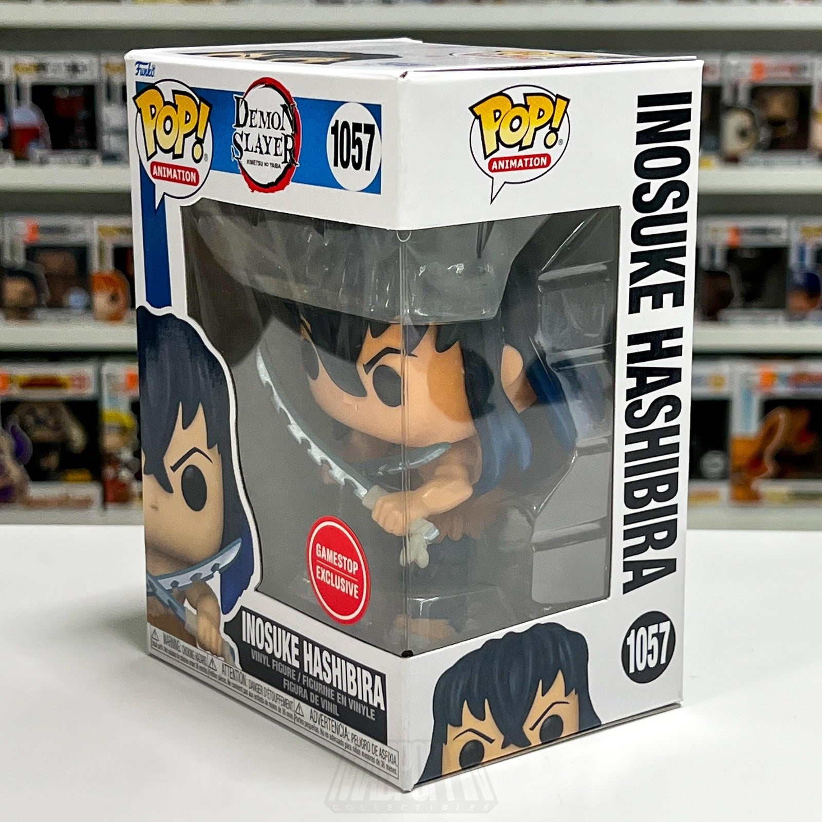 Funko Pop Animation Demon Slayer Inosuke Hashibira 1057 GameStop Exclusive Toy
