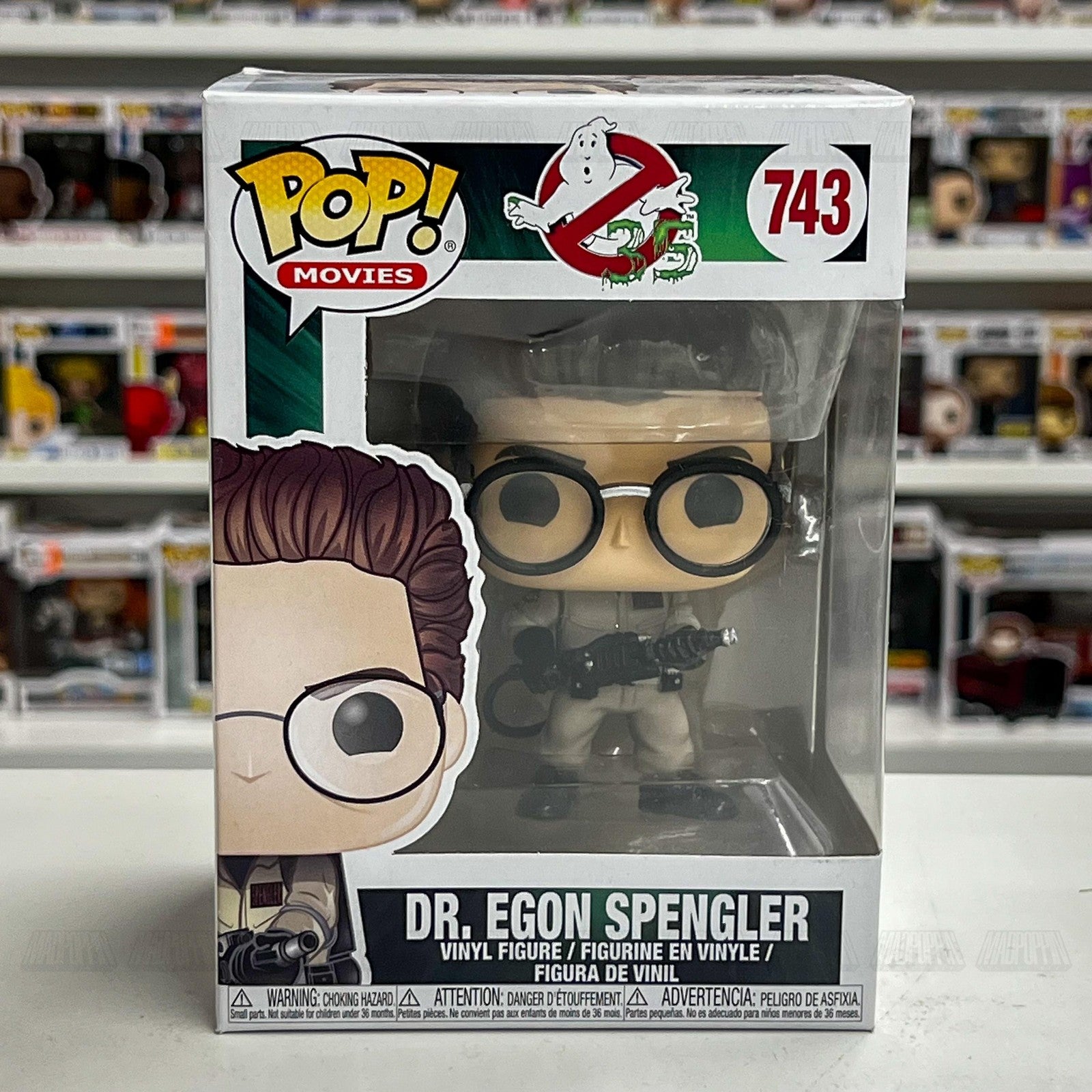 Funko Pop Movies Ghostbusters Dr. Egon Spengler #743 Vinyl Figure New in Box