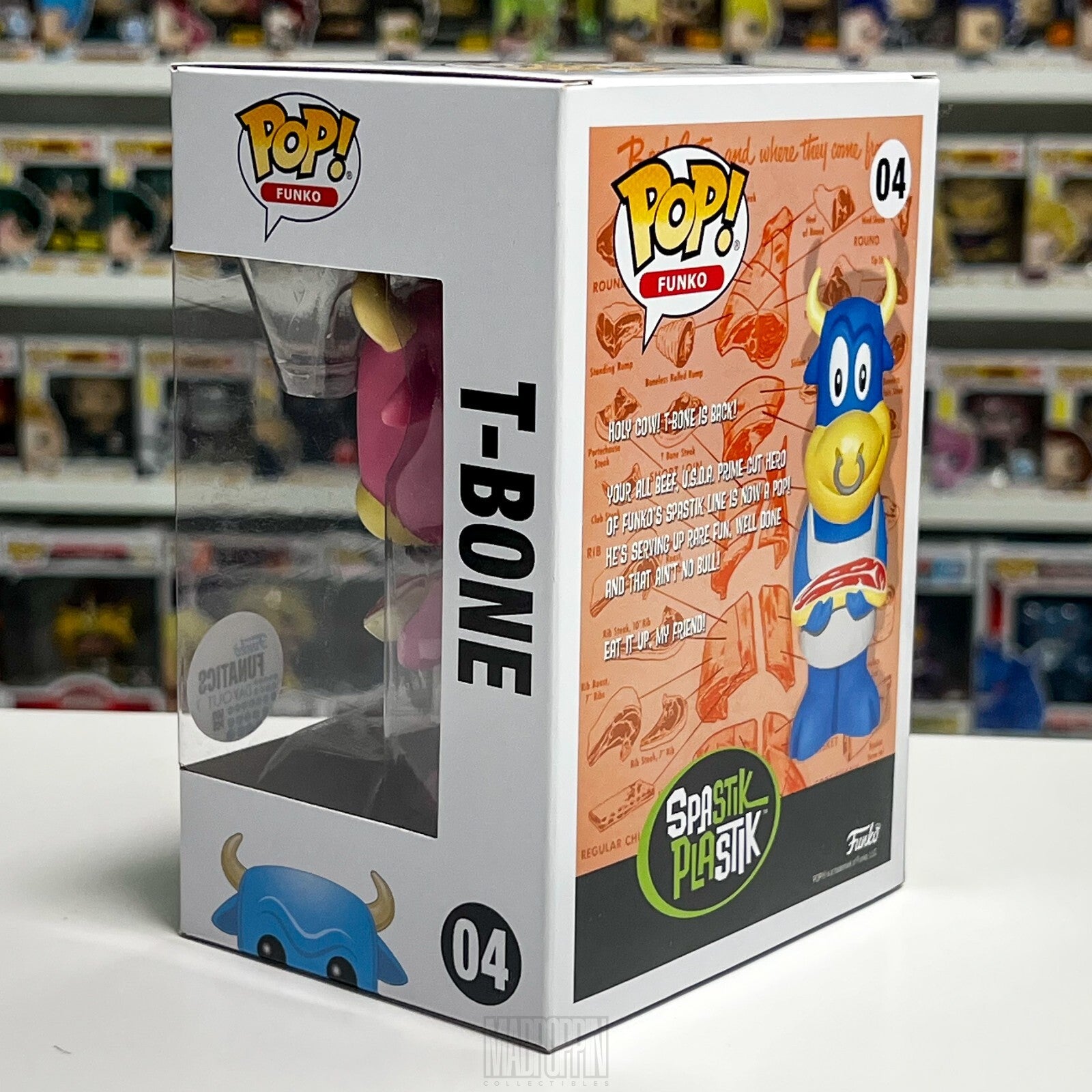 Funko Pop FDO Funatics Day Out 7 T-Bone Pink Spastik Plastik 04 ULTRA RARE