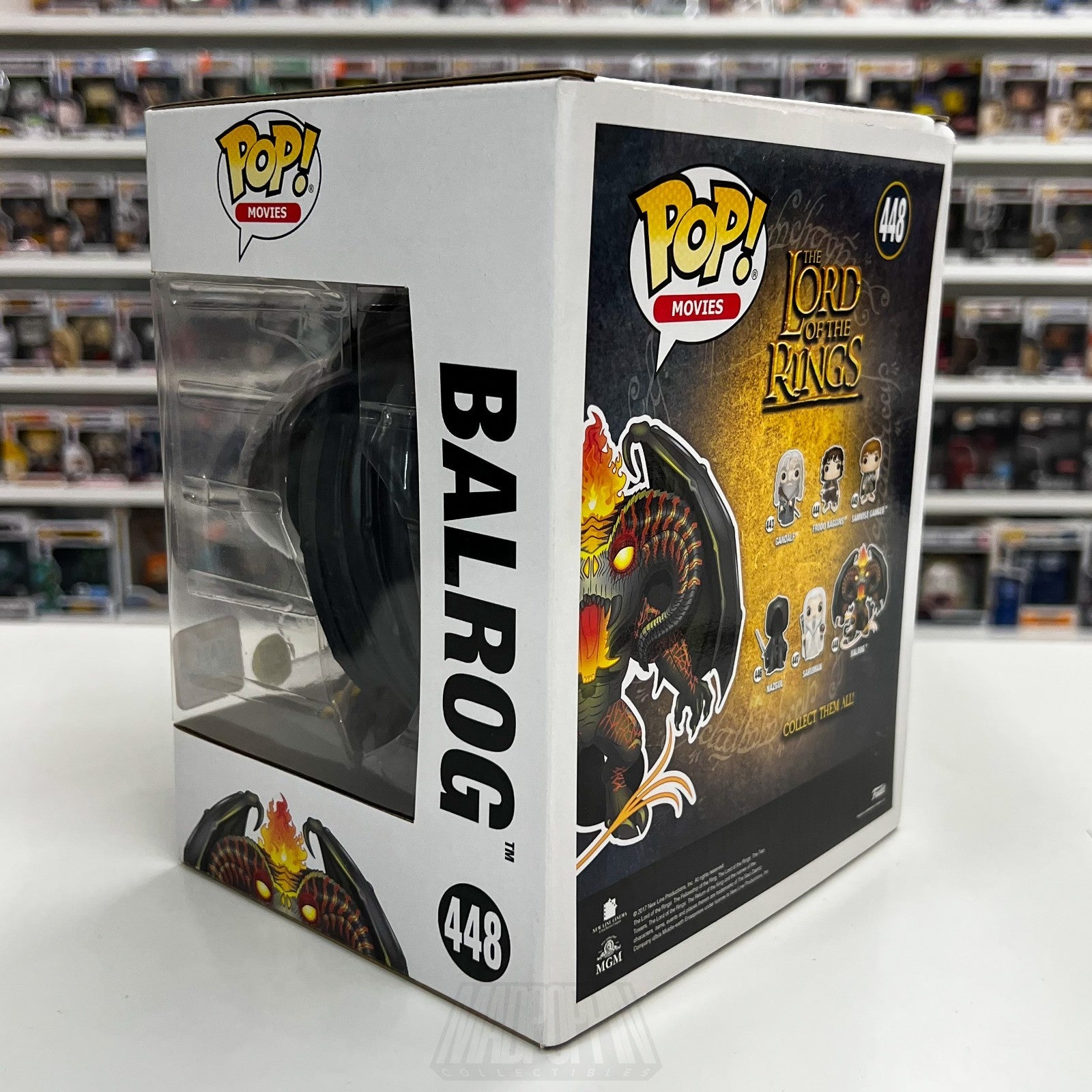 Funko Pop Movies Lord of the Rings LOTR Balrog Glow NYCC 448 6 Inch Vinyl Figure3