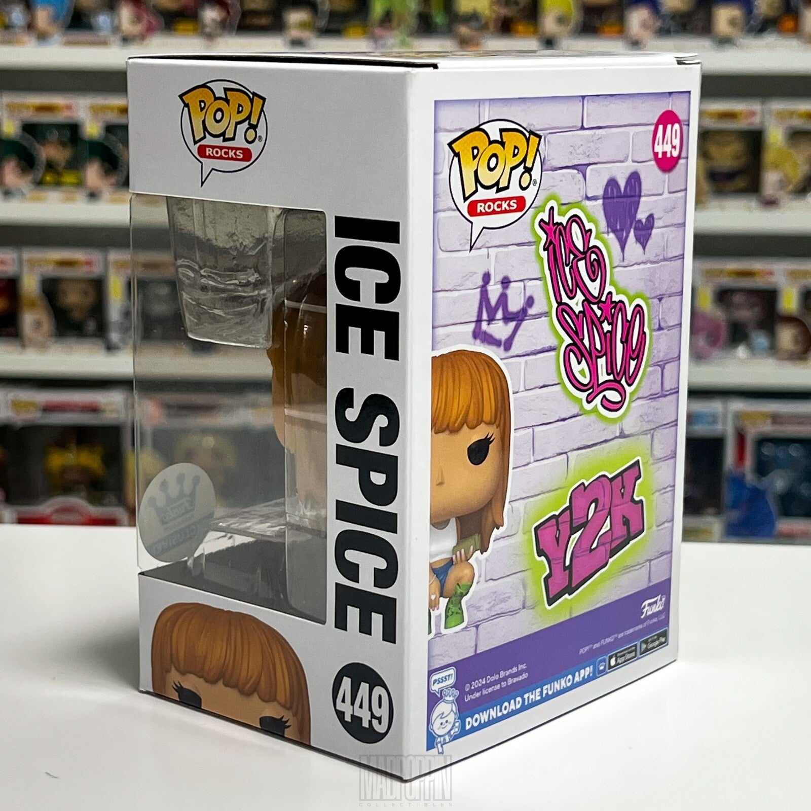 Funko Pop Rocks Ice Spice Y2K Rapper Hip Hop Music Funko.com Exclusive 449