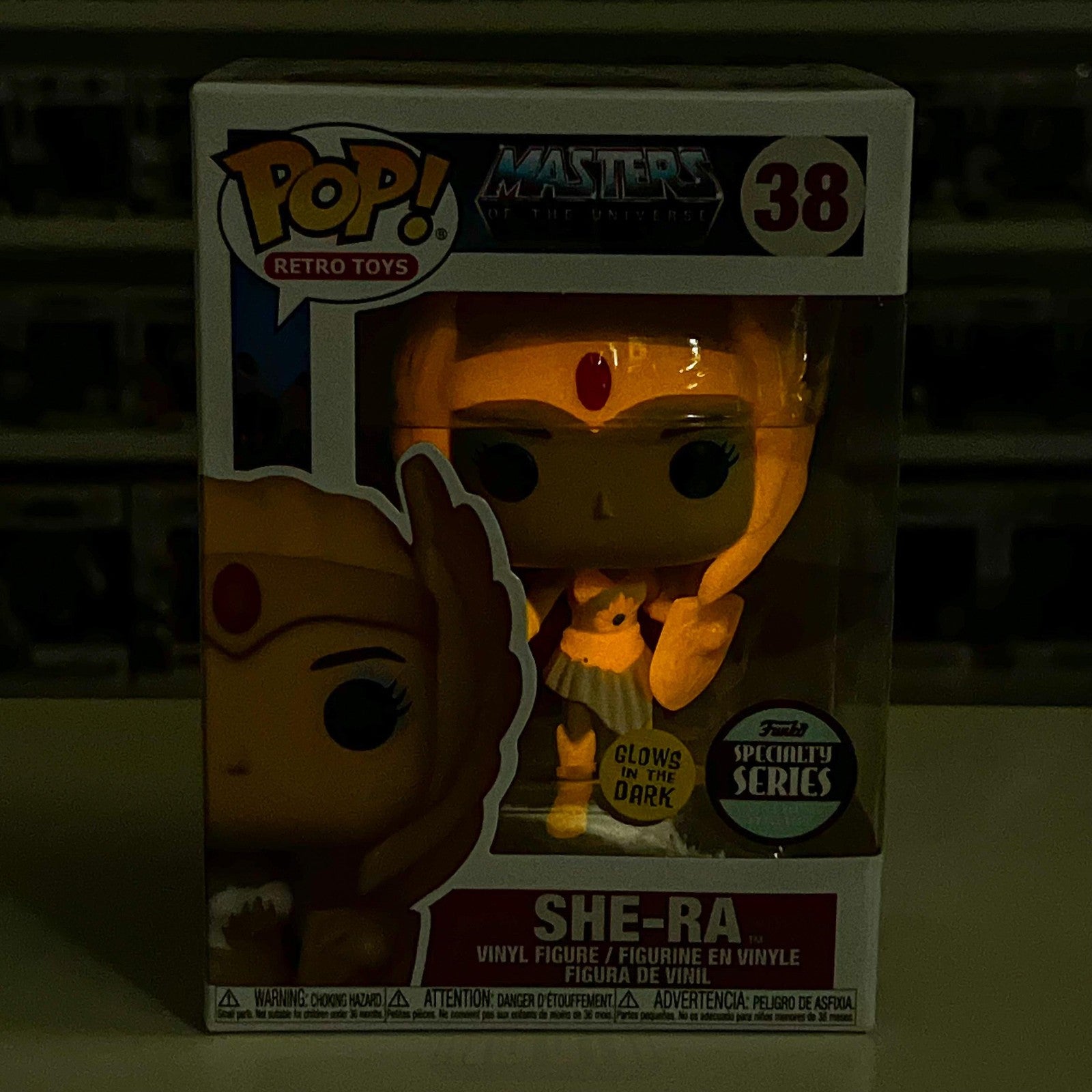 Funko POP Retro Toys Masters of the Universe She-Ra 38 Glow Specialty Series Toy