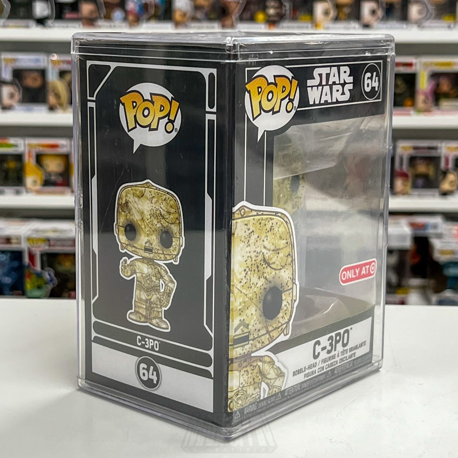 Funko Pop Star Wars C-3PO Futura Target 64 Protocol Droid Robot Toy Vinyl Figure5