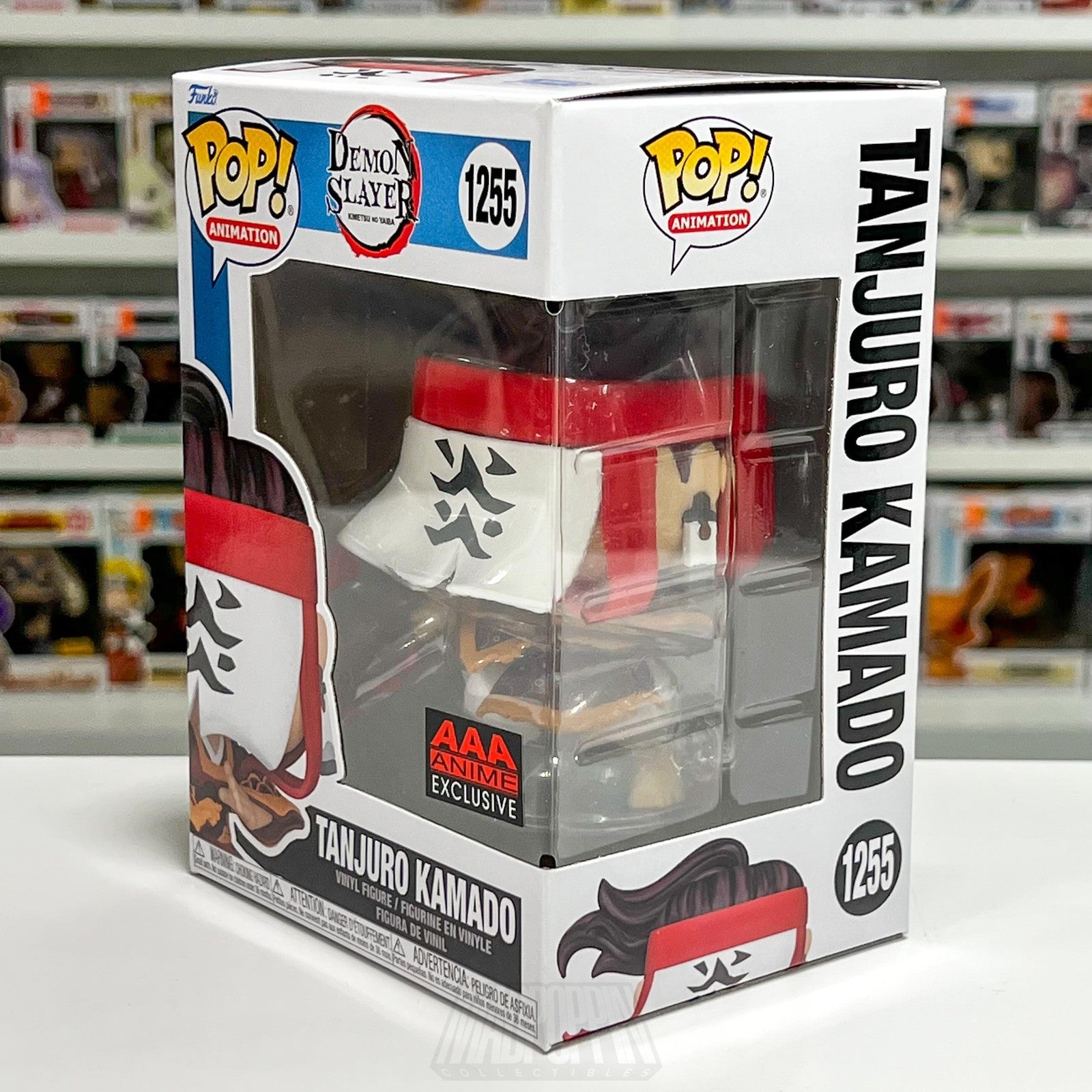 Funko Pop Animation Demon Slayer Tanjuro Kamado #1255 AAA Anime Exclusive Vinyl