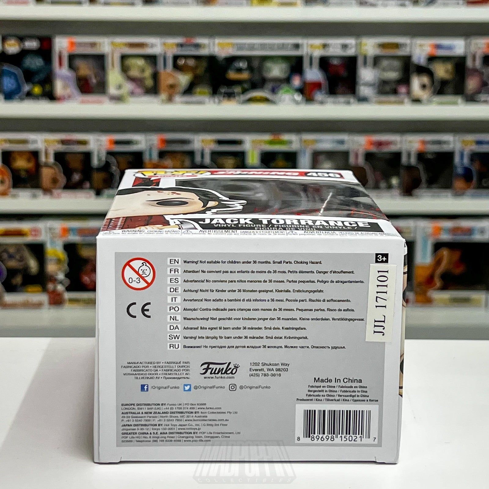 Funko Pop Movies Shining Jack Torrance 456 Vinyl Figure Horror Kubrick Nicholson