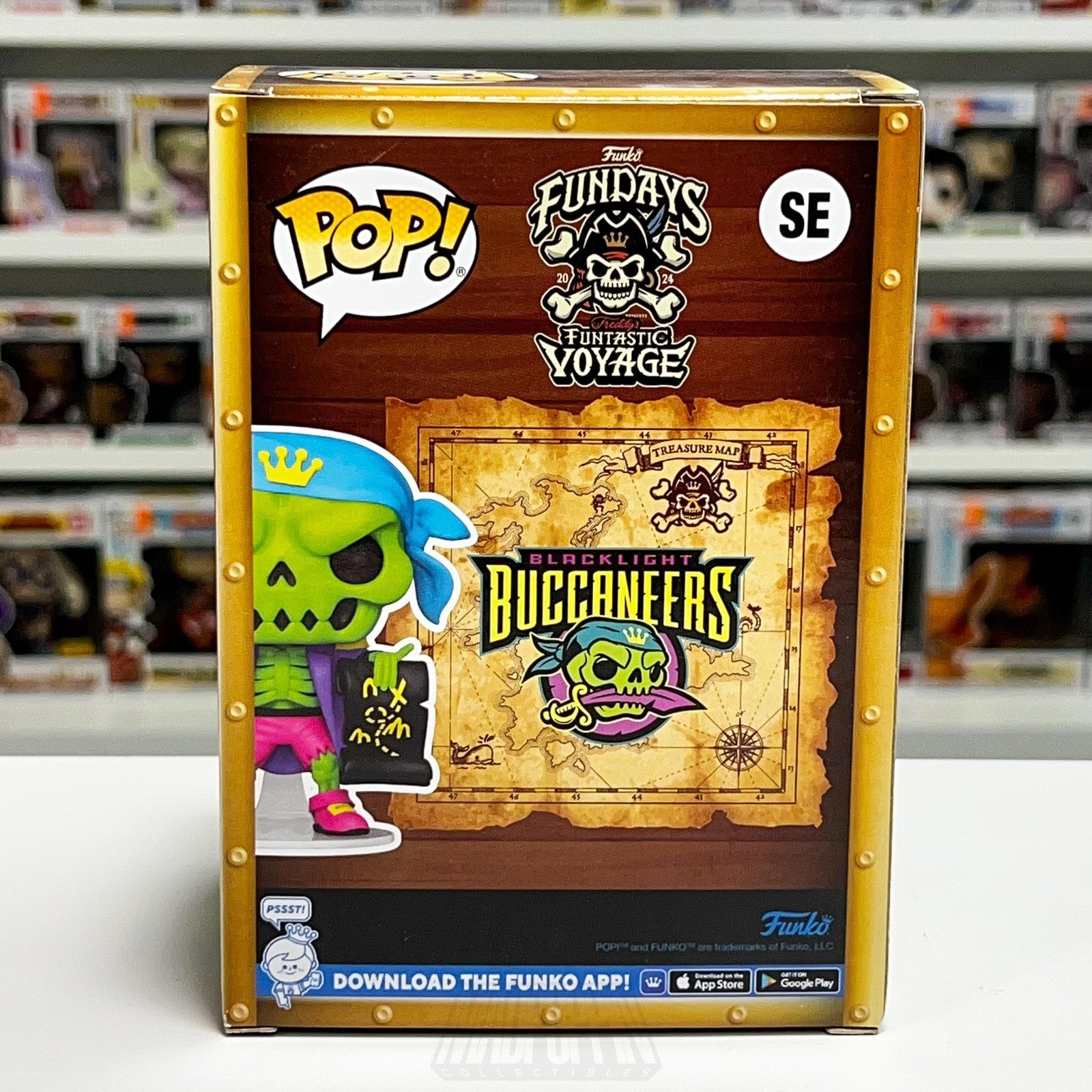 Funko Pop Blacklight Buccaneers SE Funtastic Voyage Fundays Vinyl Figure Limited