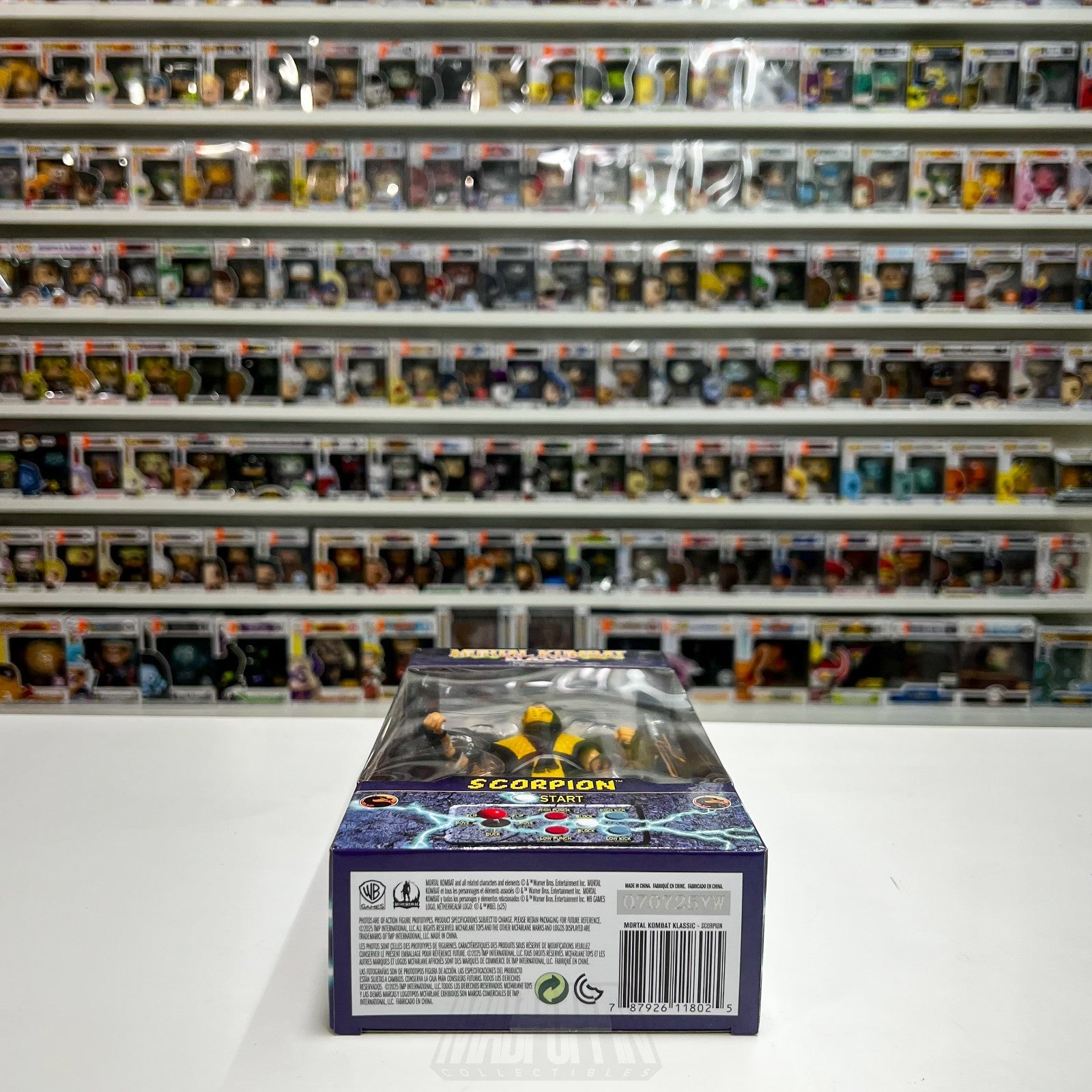 McFarlane Toys Mortal Kombat Klassic Scorpion 7 Inch Action Figure Video Game