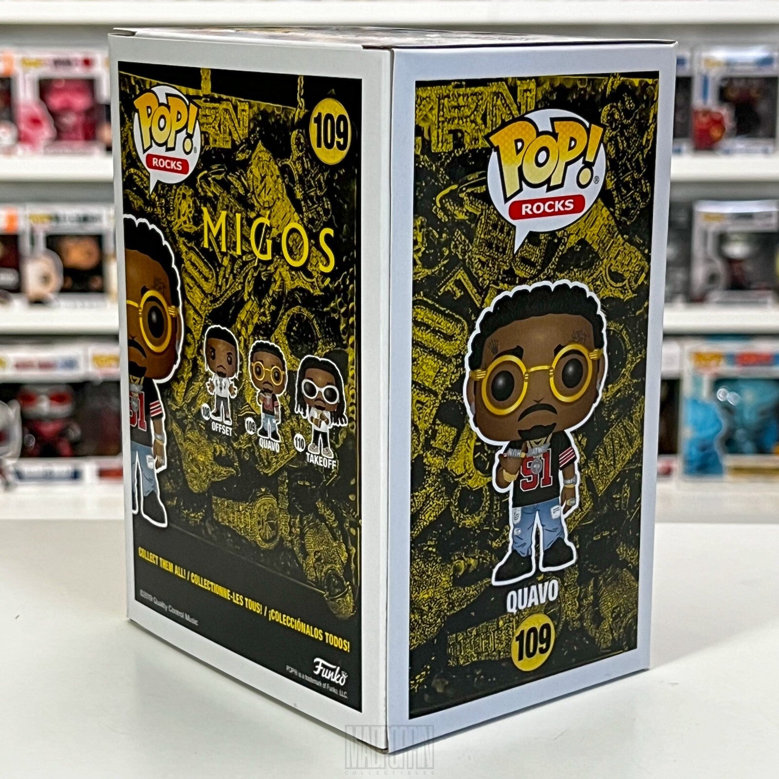 Funko Pop Rocks Migos Quavo Vaulted Music Rap Hip Hop Trap Atlanta Georgia 109