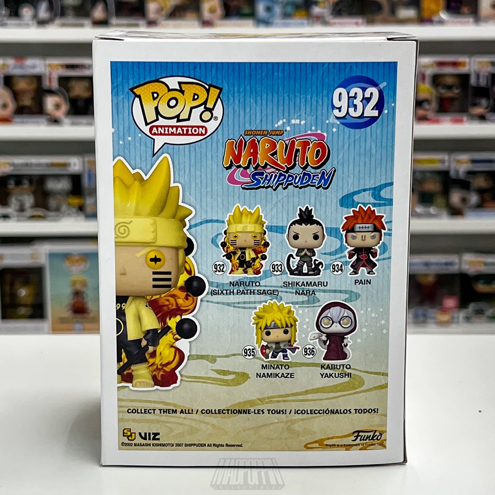 Funko Pop Naruto Shippuden 932 Sixth Path Sage Glow in Dark Specialty Series