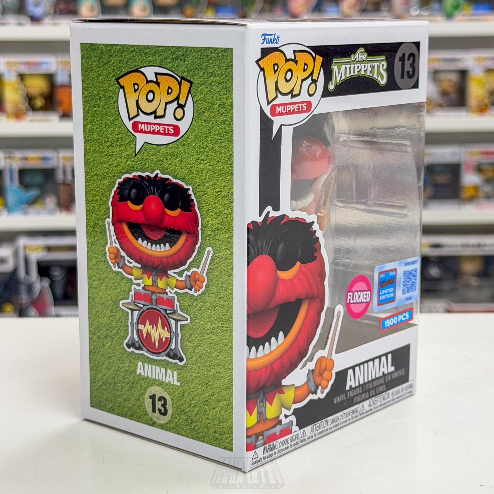 Funko Pop Muppets Animal Flocked NYCC Official Sticker 1500 PCS 13 Vinyl Figure5