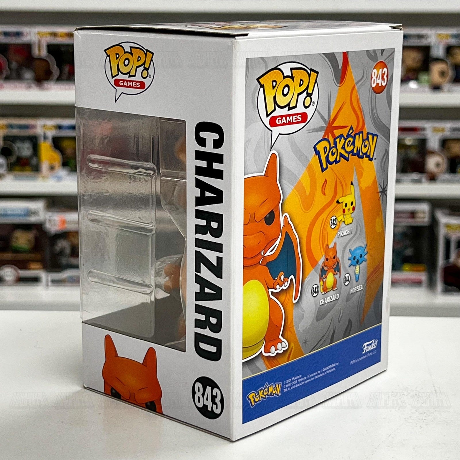 Funko Pop Video Games Pokemon Charizard 843 Vinyl Figure TCG 2021 Collectible