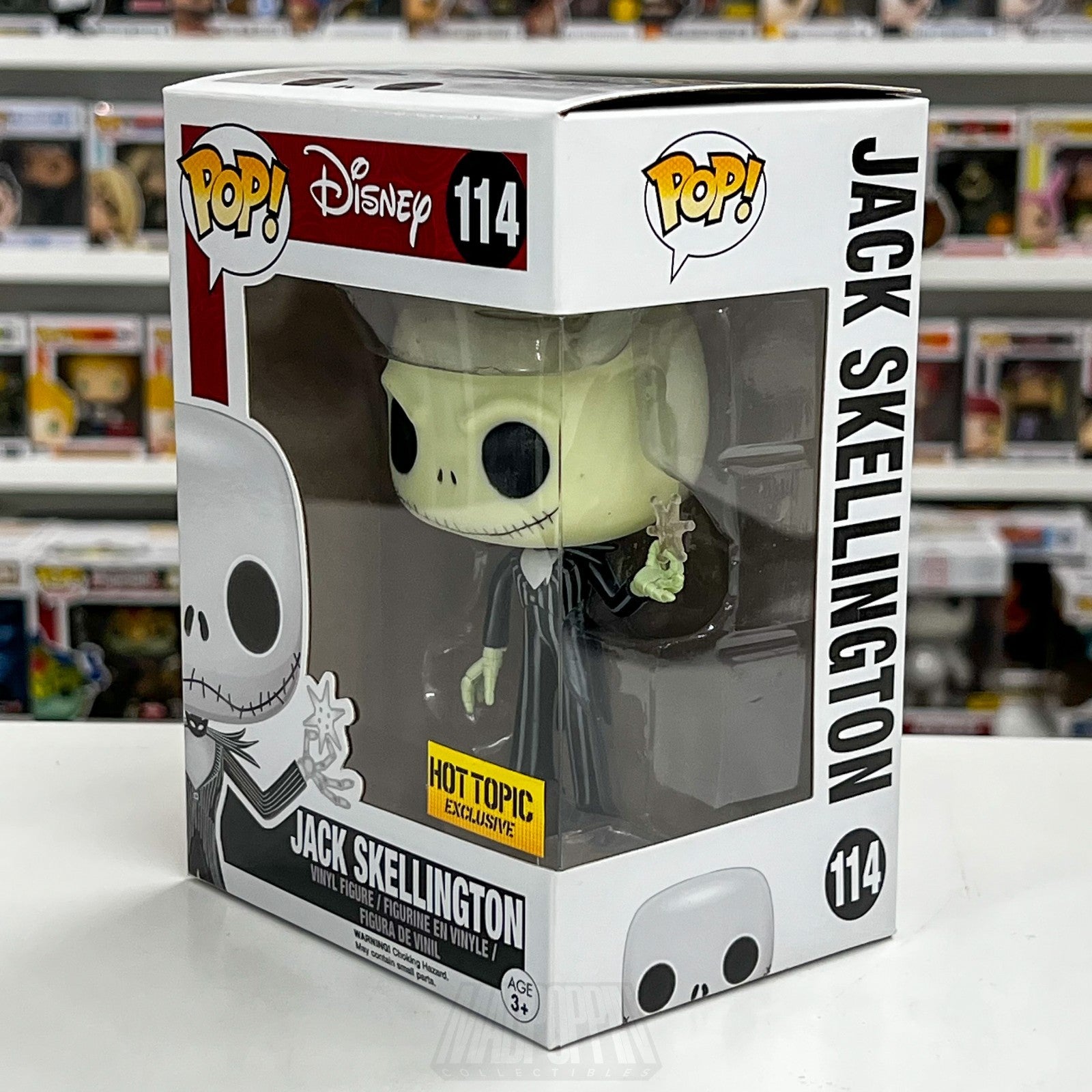 Funko Pop Disney Nightmare Before Christmas Jack Skellington Hot Topic 114 Toy1