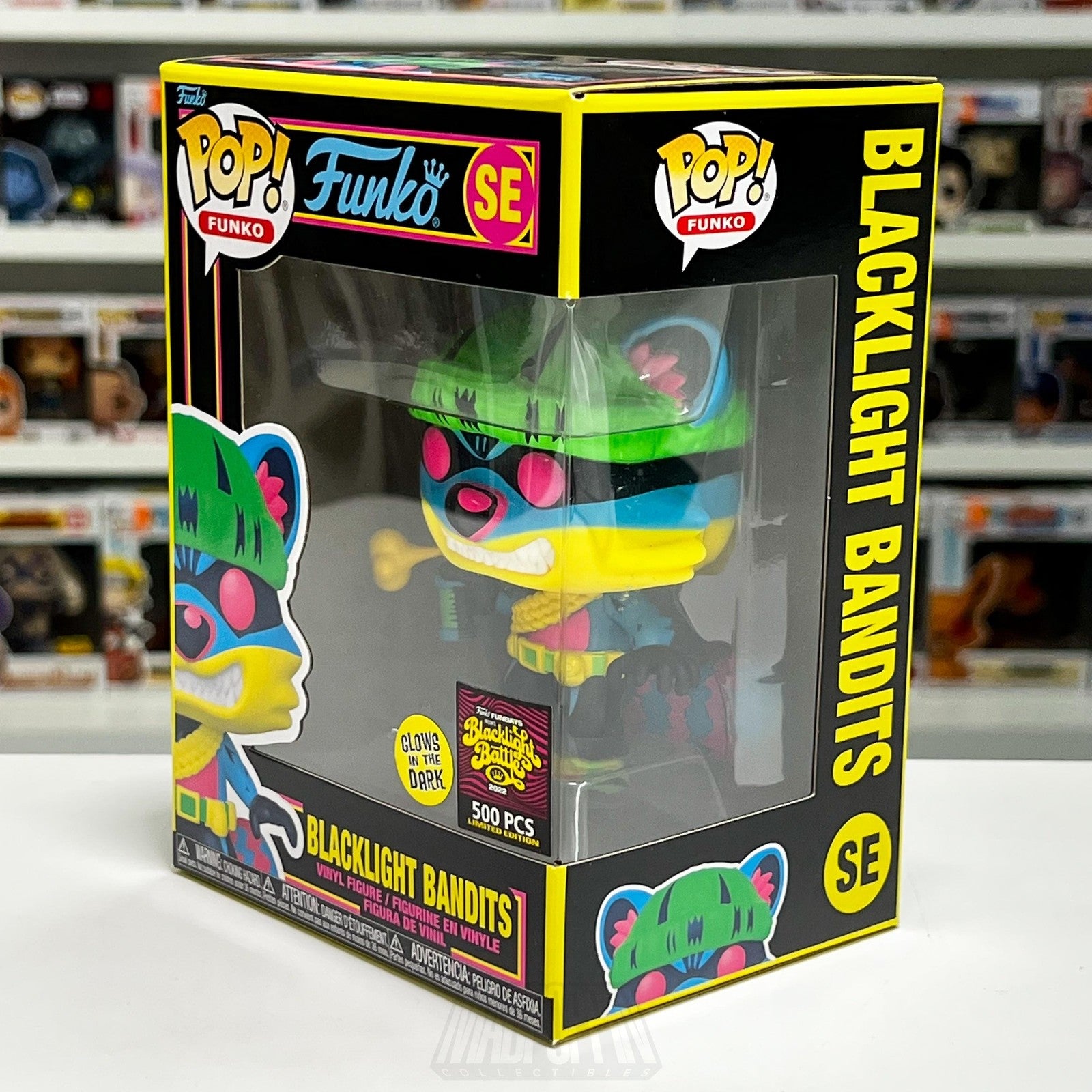 Funko Pop Blacklight Bandits SE Vinyl Figure Glow in the Dark 500 PCS Limited