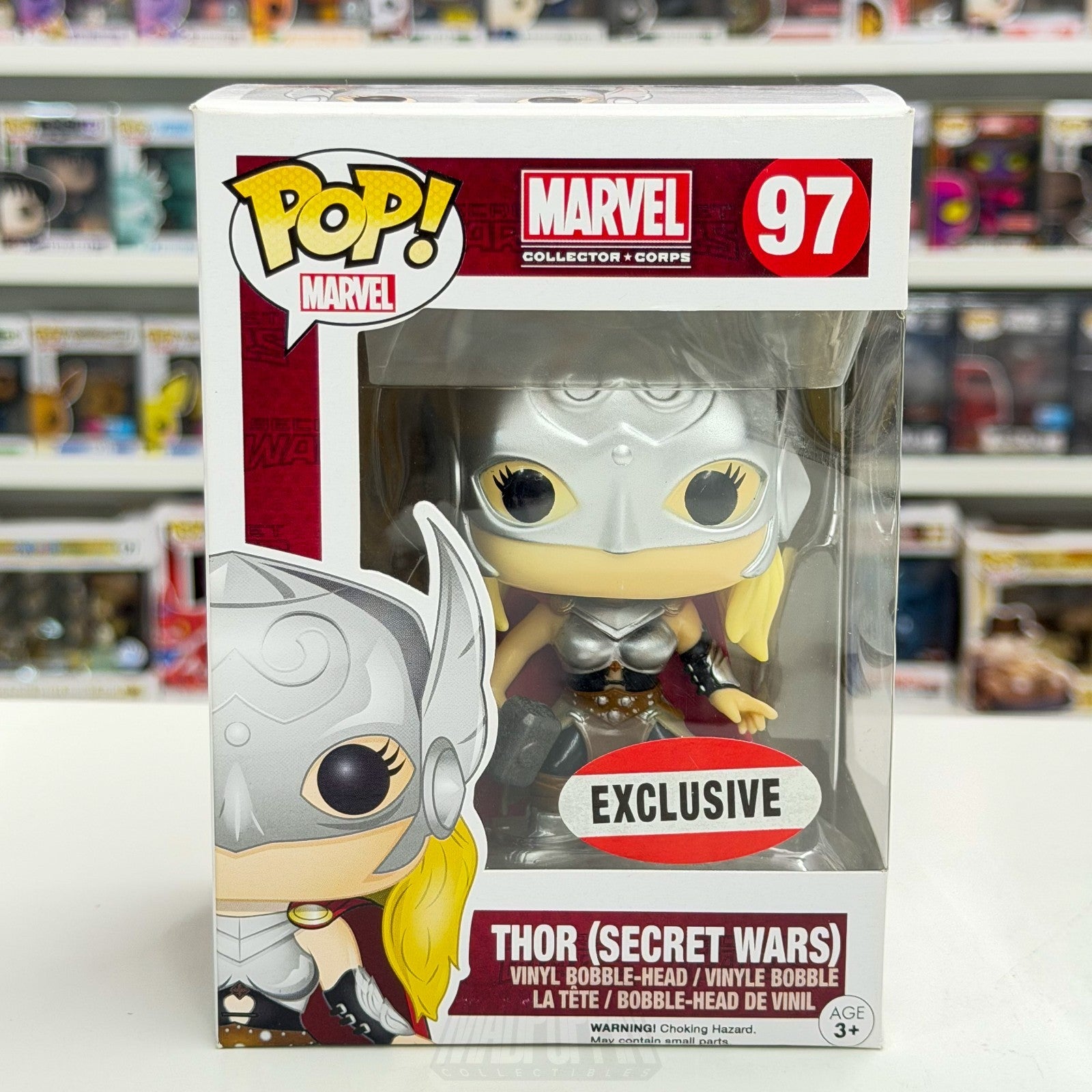 Funko Pop Marvel Collector Corps Lady Thor Jane Foster Secret Wars 97 Toy Figure0
