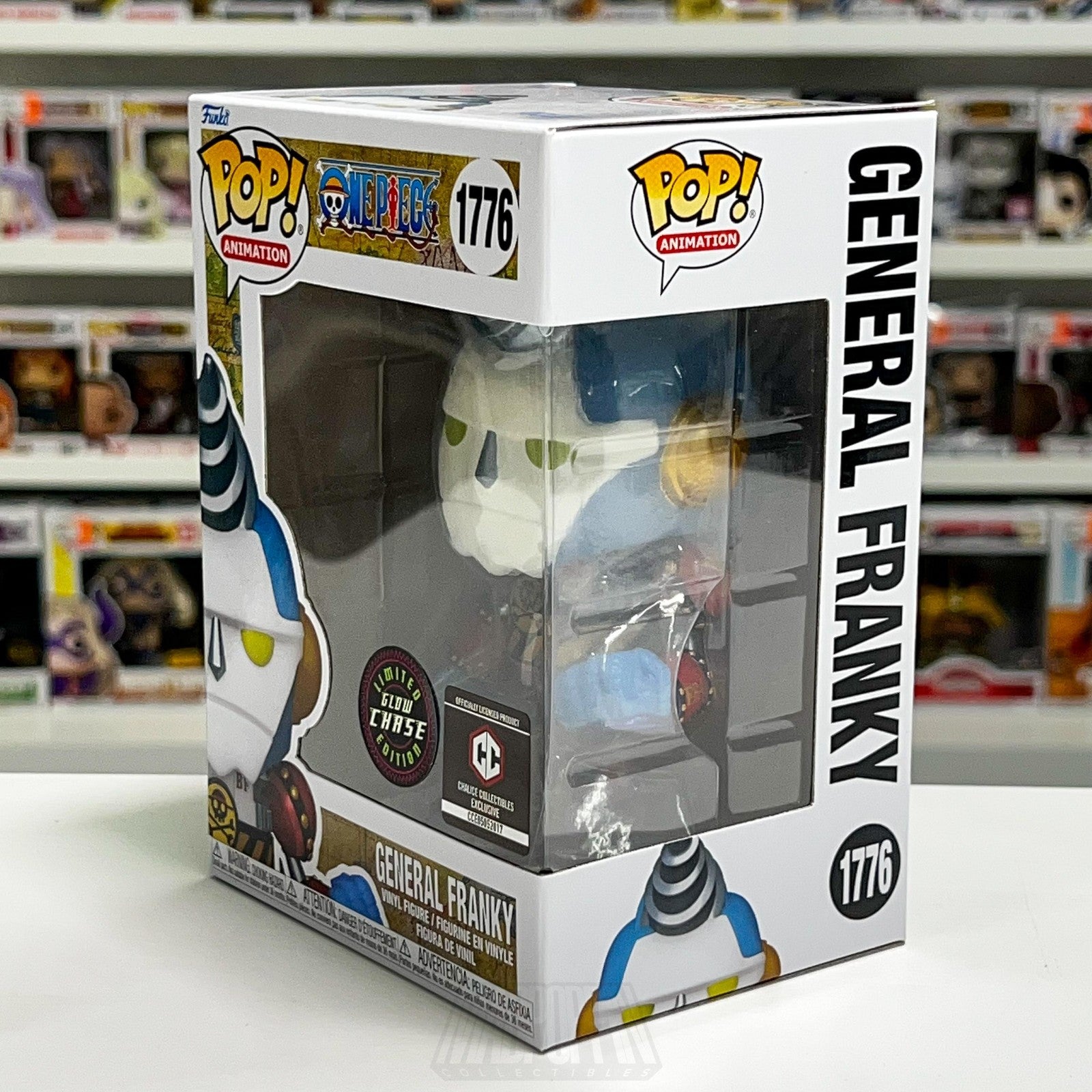 Funko Pop Animation One Piece General Franky 1776 Glow Chase Exclusive Anime NIB