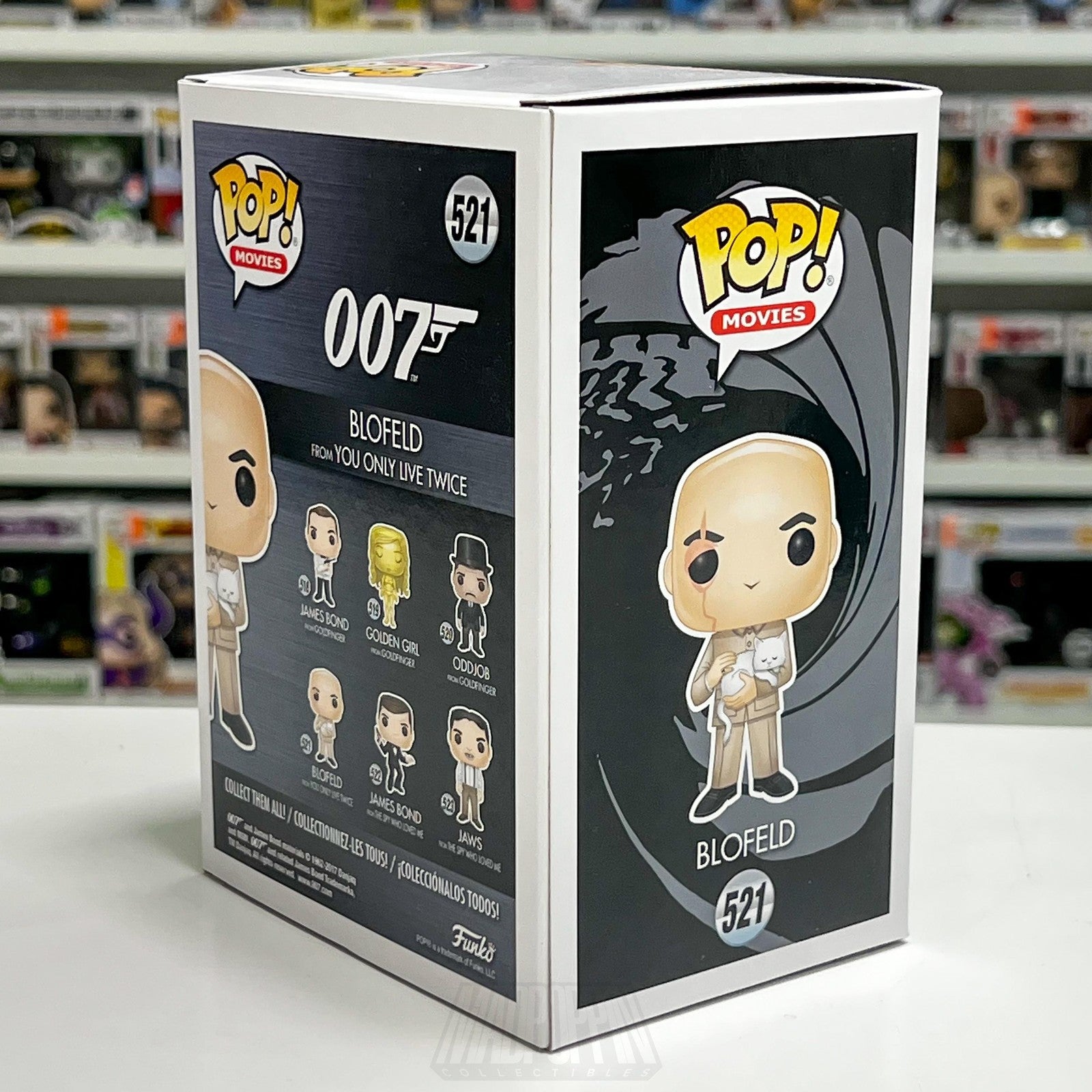 Funko Pop! Movies 007 James Bond Blofeld #521 Vinyl Figure You Only Live Twice
