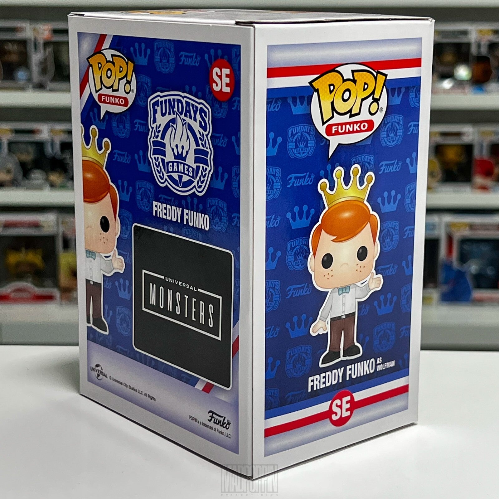 Funko Pop Fundays Games Freddy As Wolfman Classic Horror Box of Fun 3000 Pcs SE