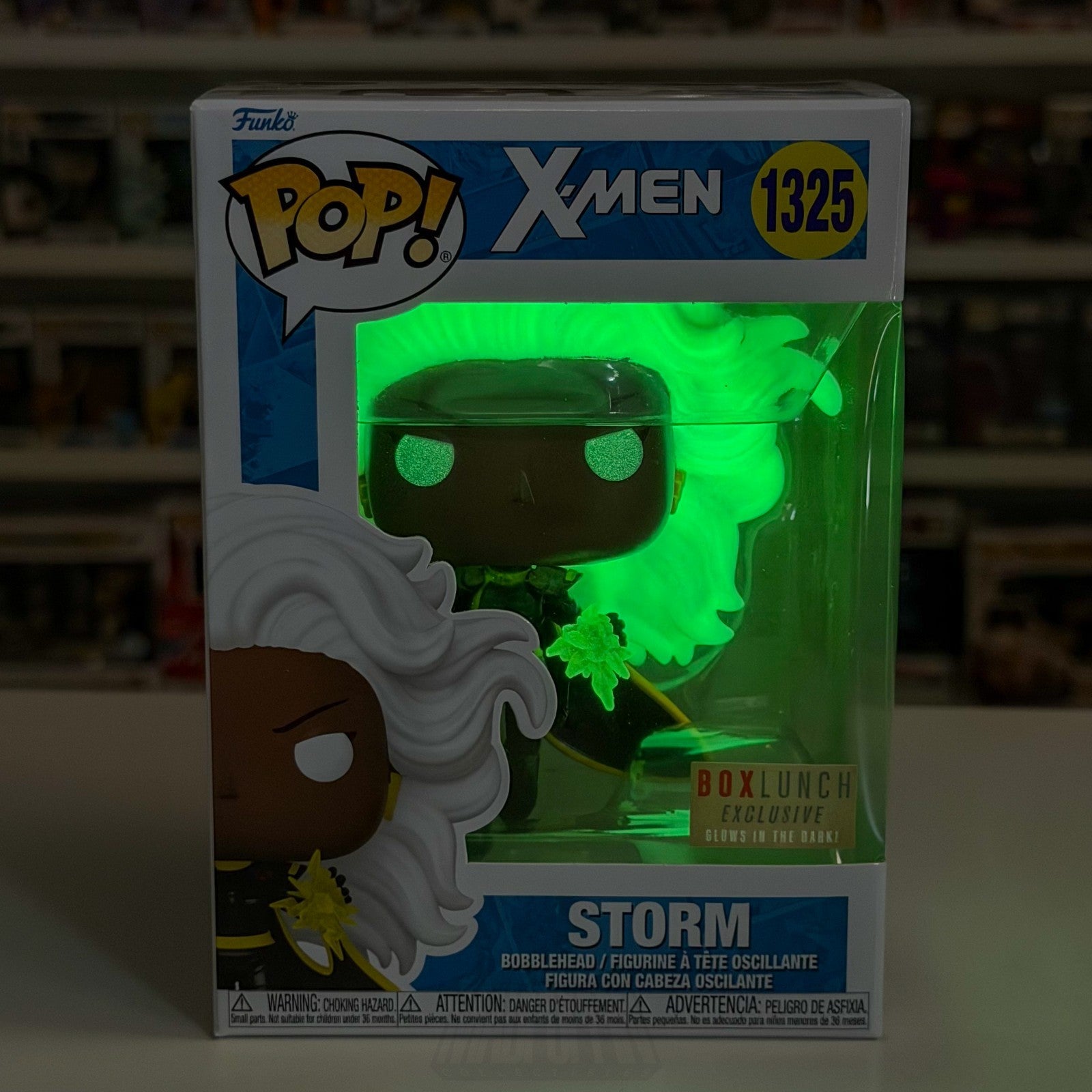 Funko Pop Marvel X-Men Storm Flying Glow BoxLunch 1325 Mutant Toy Vinyl Figure0