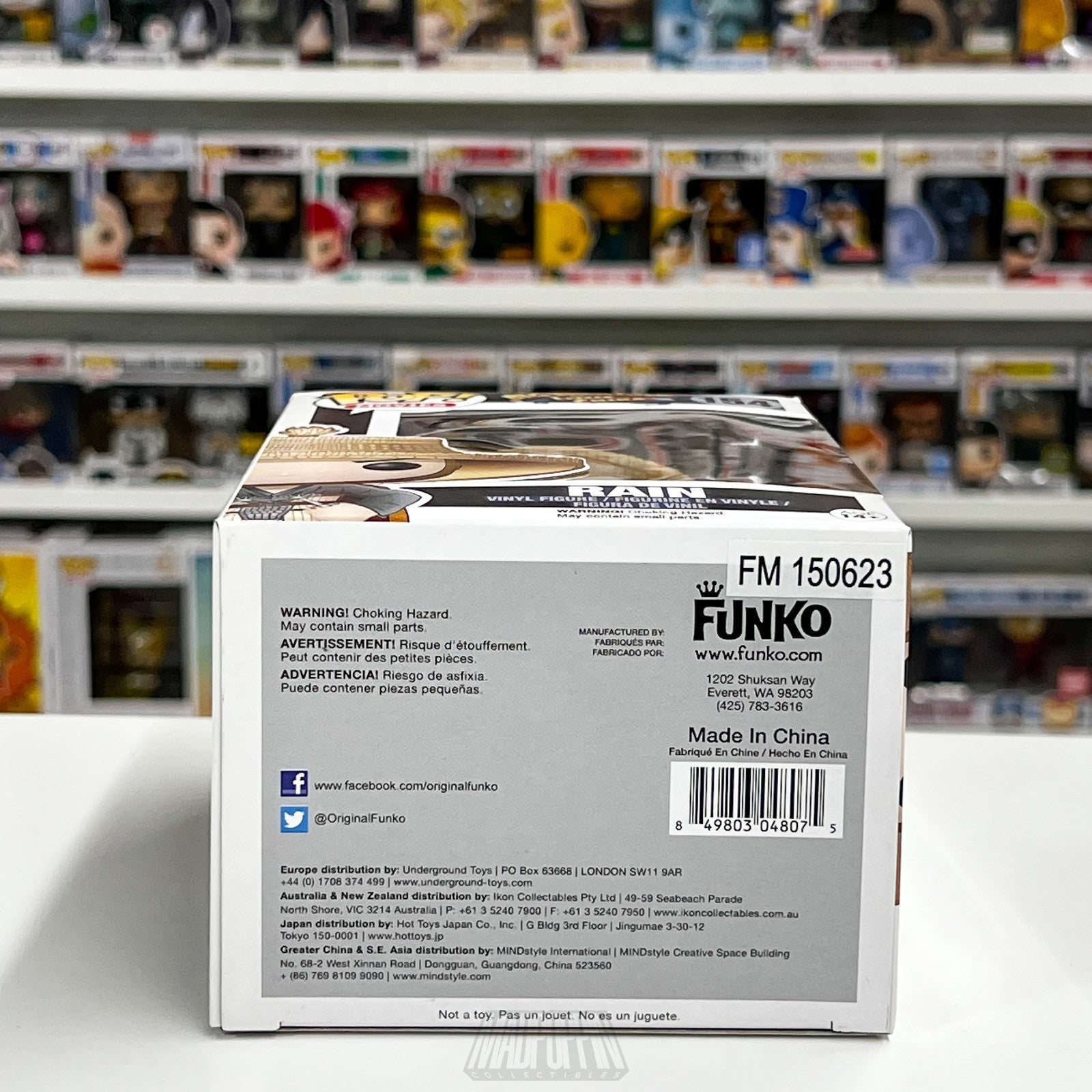 Funko Pop Movies Big Trouble In Little China Rain Three Storms Action Comedy 154