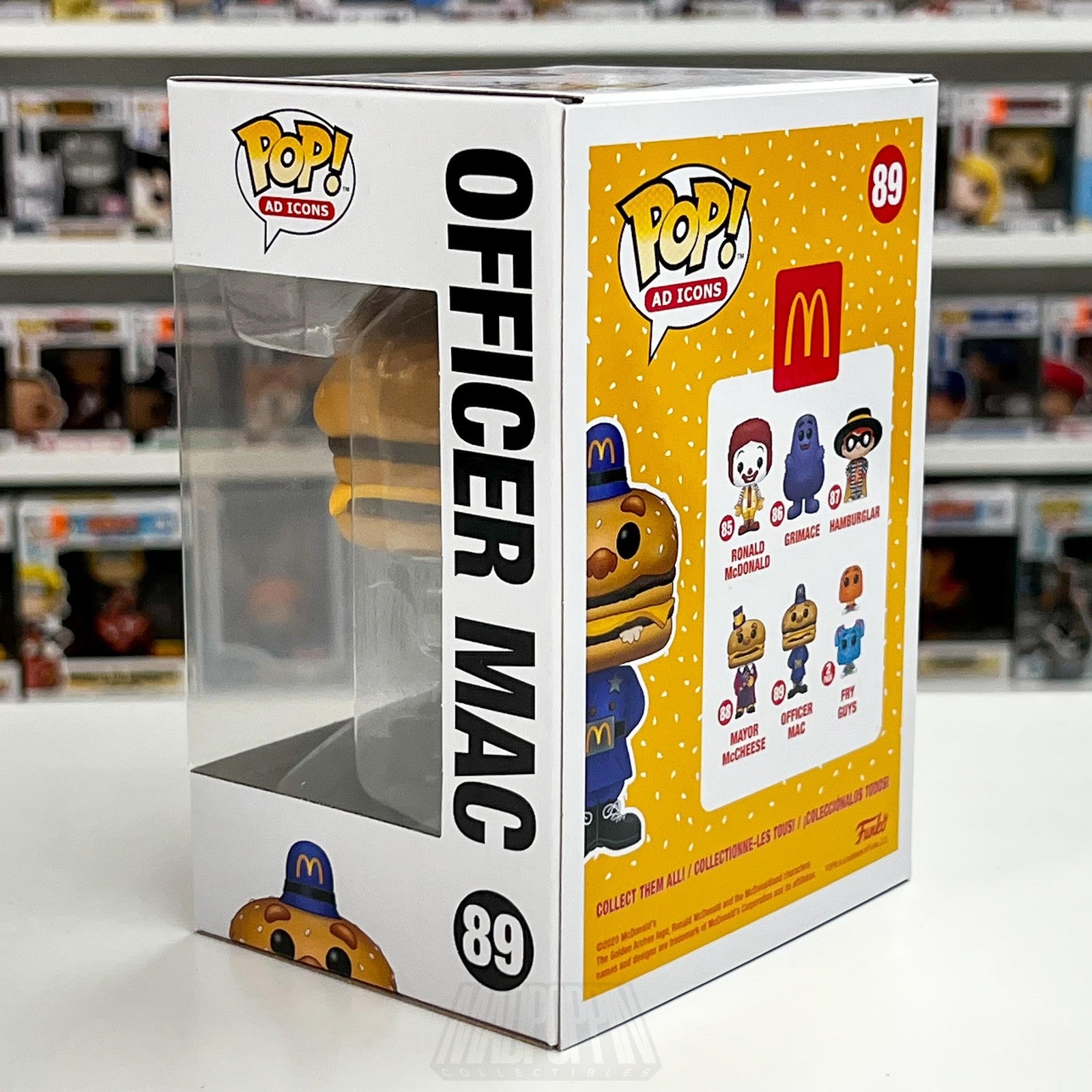 Funko Pop! Ad Icons McDonald's Officer Mac #89 Vinyl Figure New in Box 2020