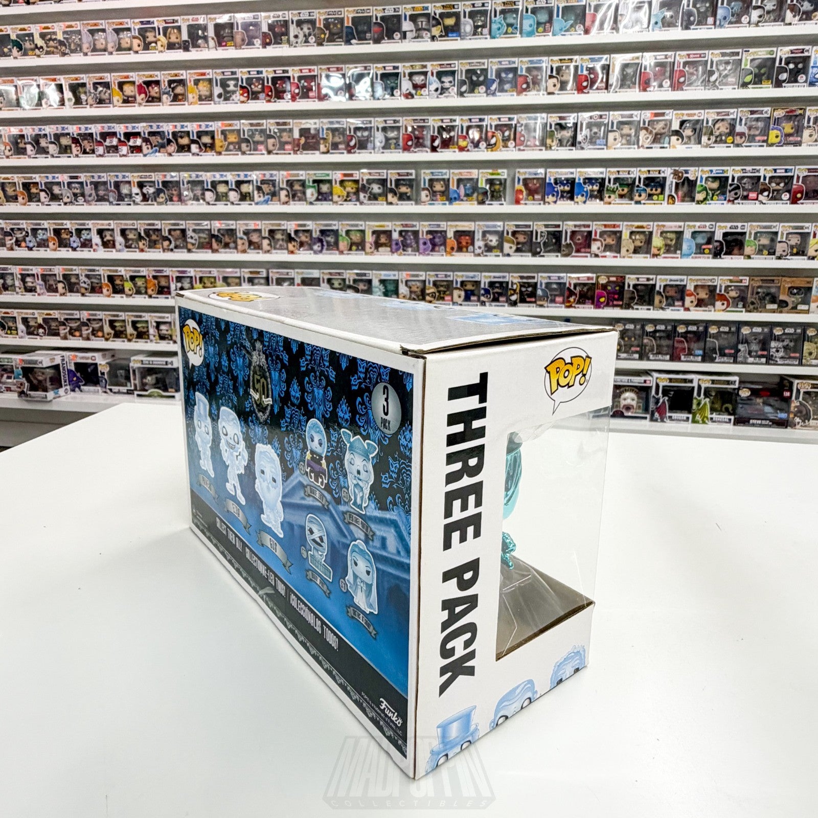 Funko Pop Disney Haunted Mansion Phineas Ezra Gus Chrome Target 3 Pack Figure4